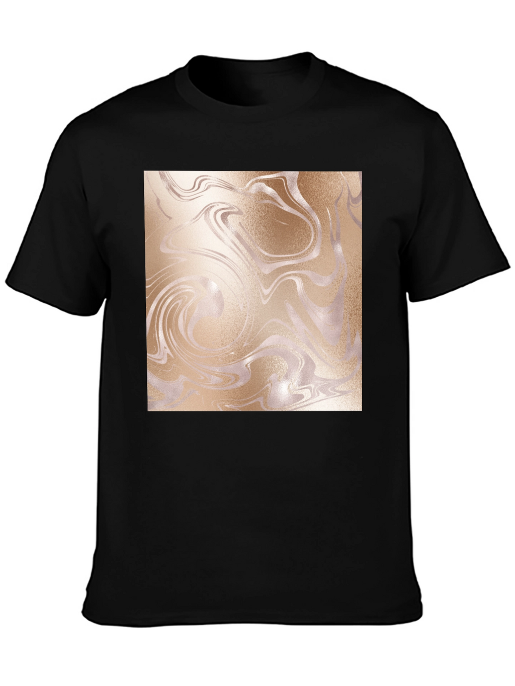 Modern Marble Swirl Graphic Tee