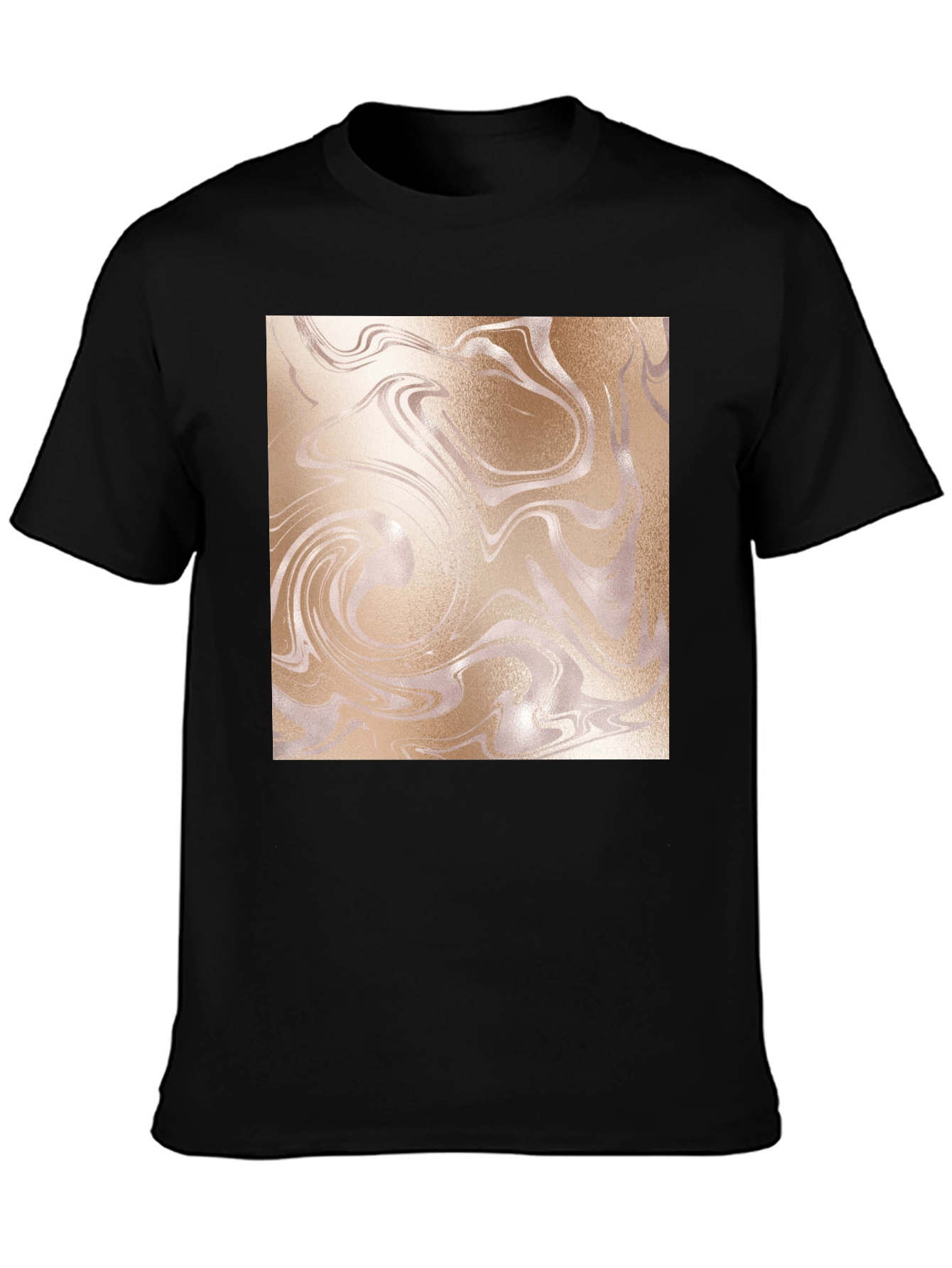 Modern Marble Swirl Graphic Tee
