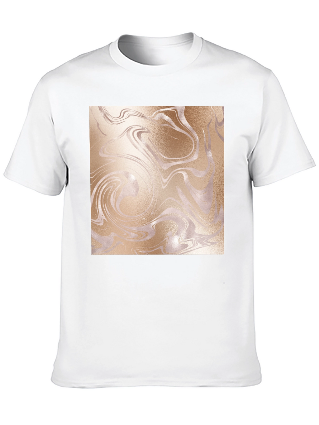 Modern Marble Swirl Graphic Tee