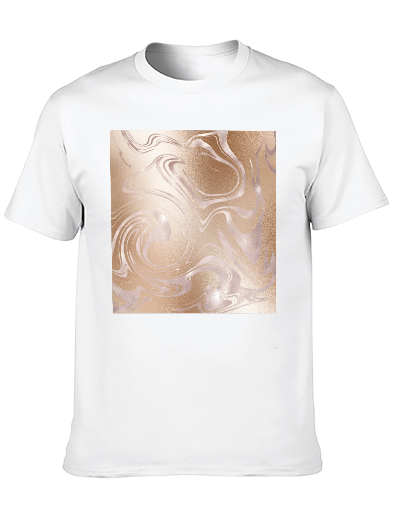 Modern Marble Swirl Graphic Tee