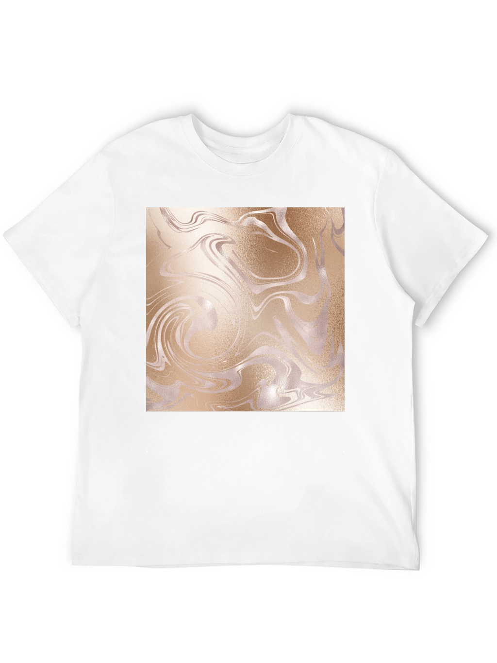 Modern Marble Swirl Graphic Tee