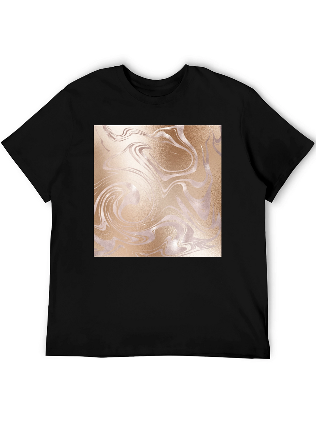 Modern Marble Swirl Graphic Tee