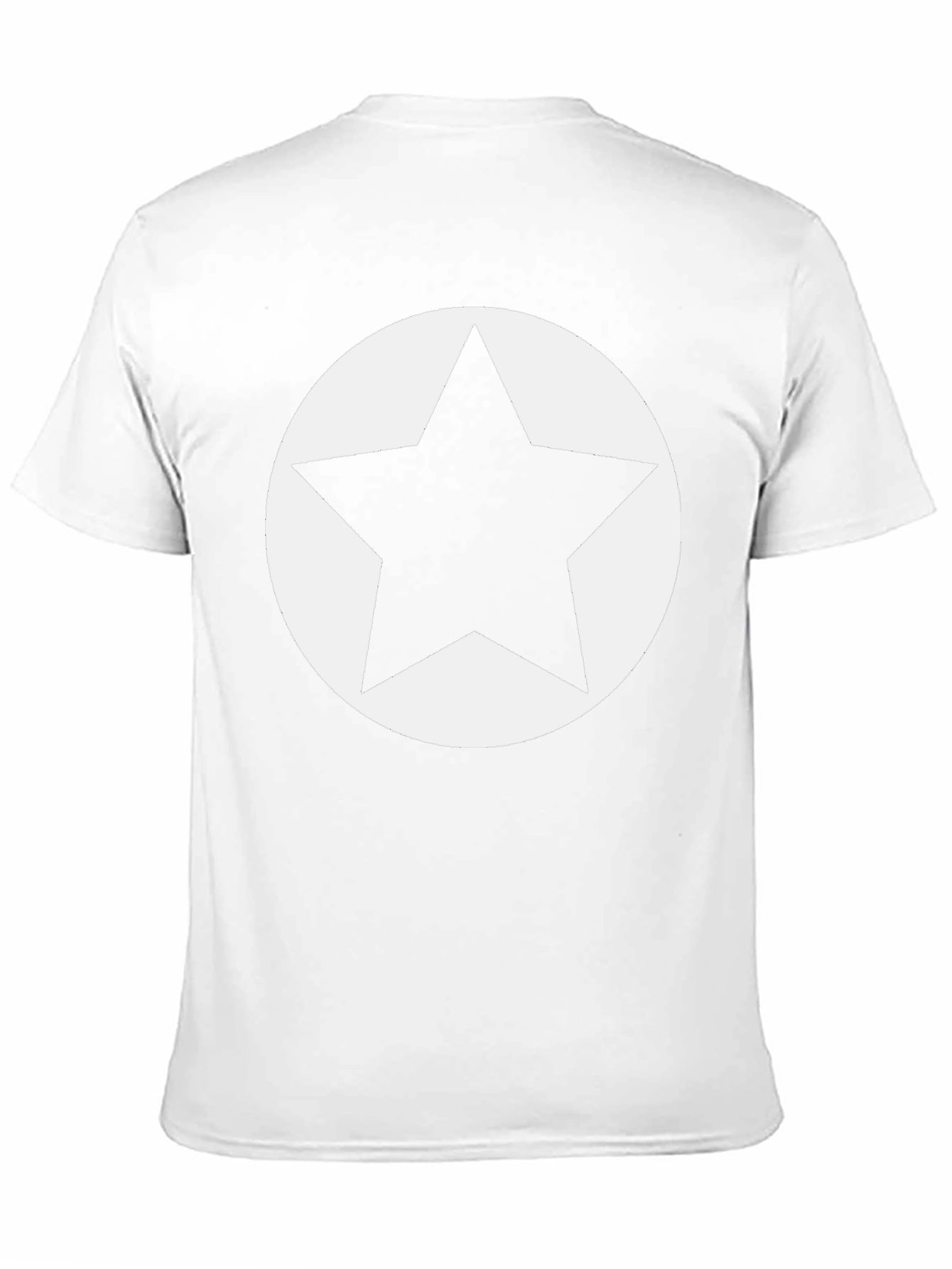 Bold Star Graphic Tee - Black Cotton Casual Shirt
