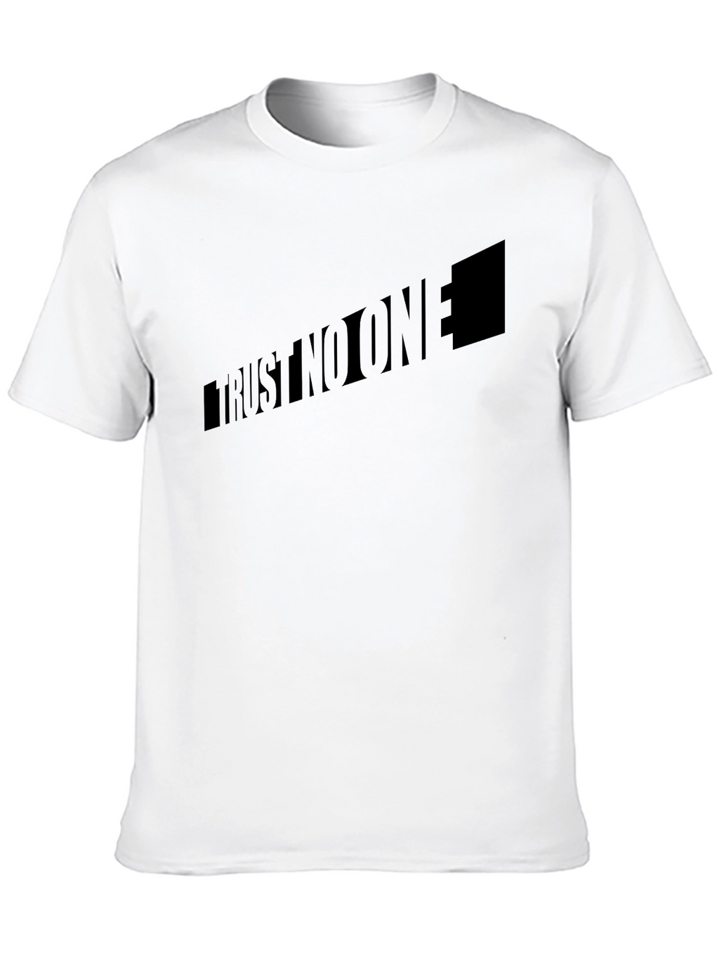 Trust No One Black Graphic T-Shirt