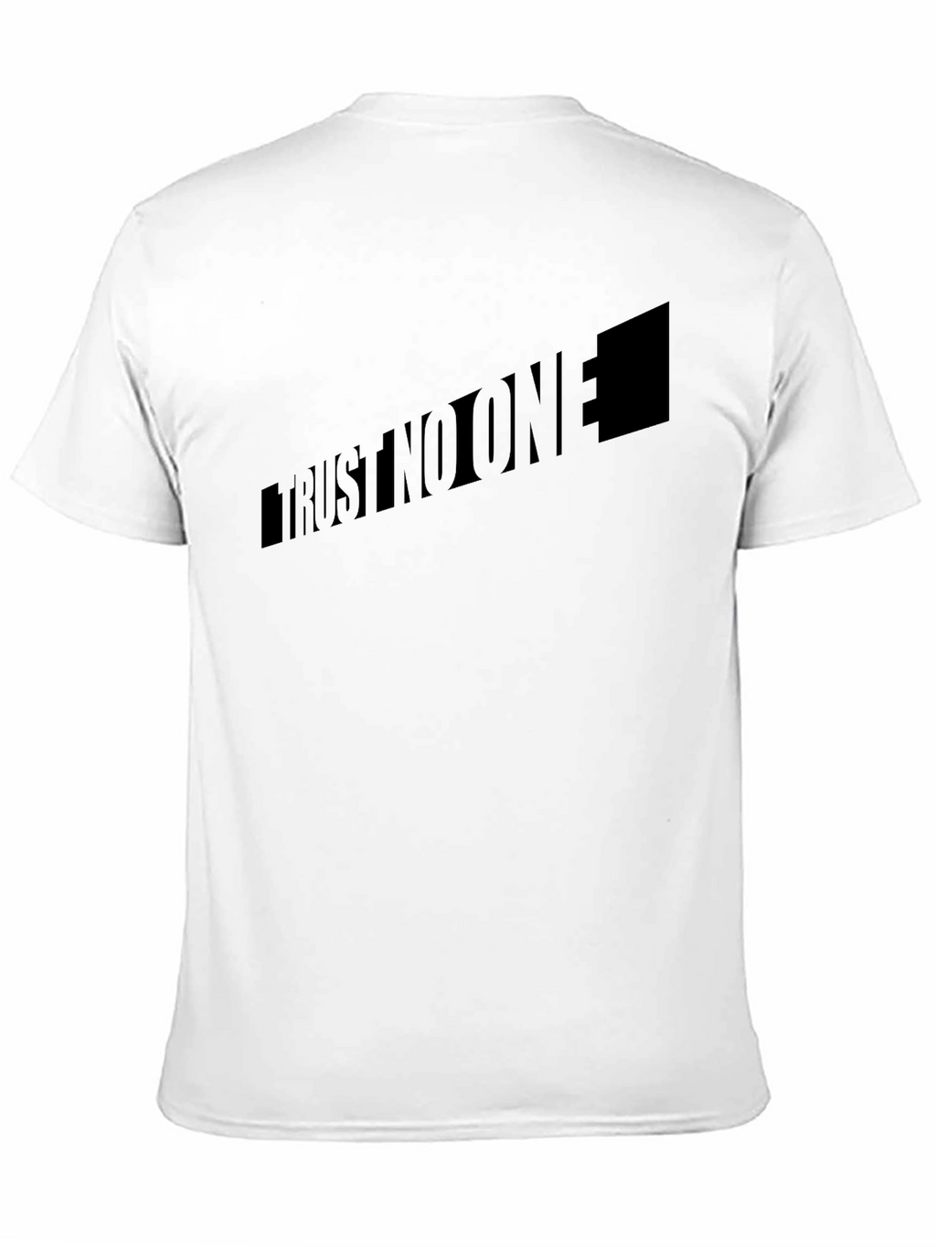 Trust No One Black Graphic T-Shirt