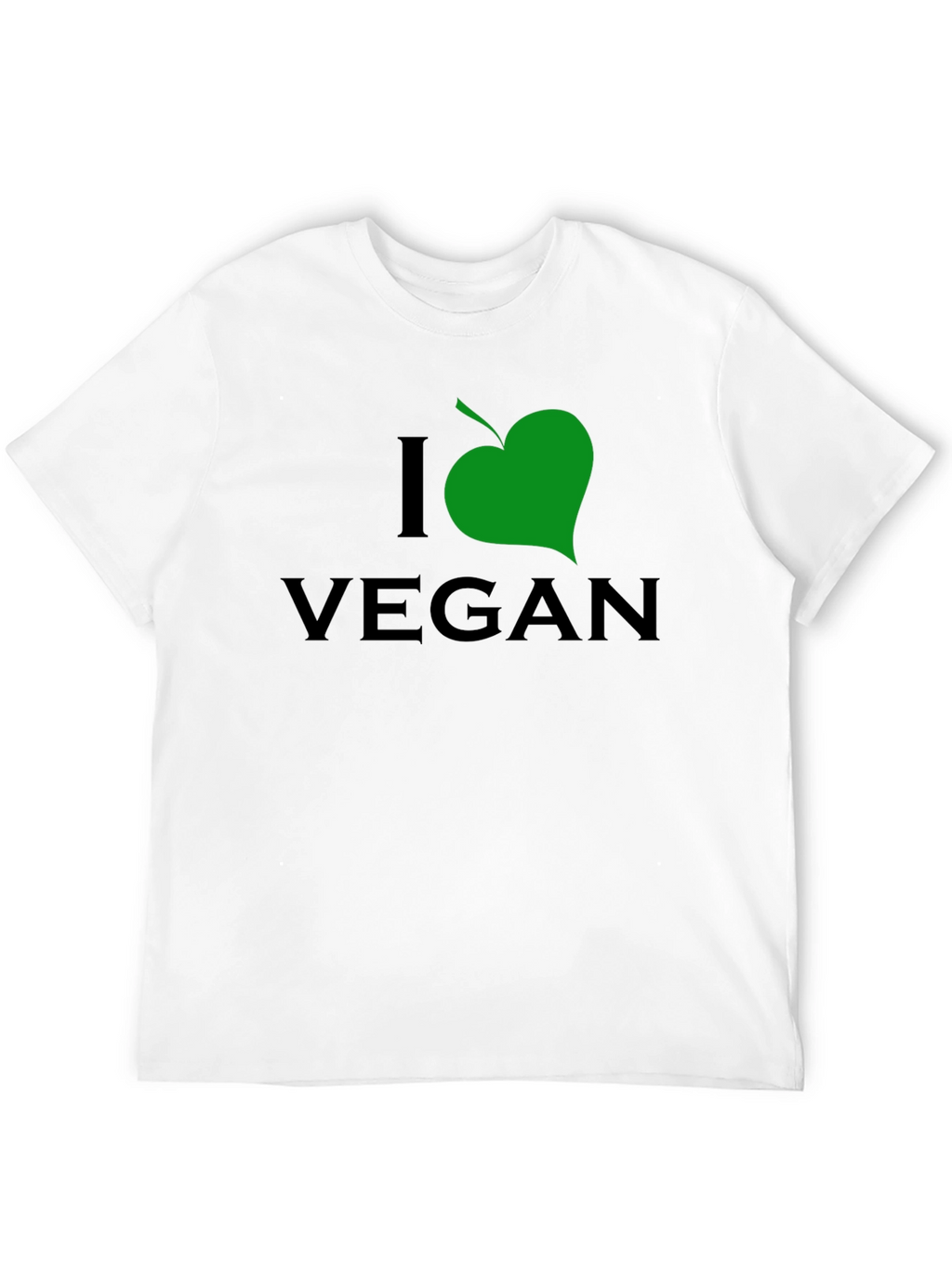 I Leaf Vegan Black T-Shirt