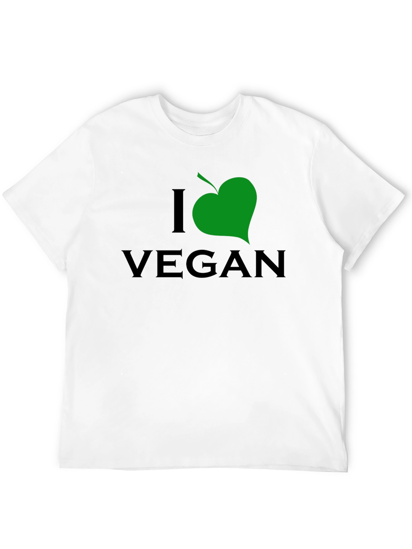 I Leaf Vegan Black T-Shirt