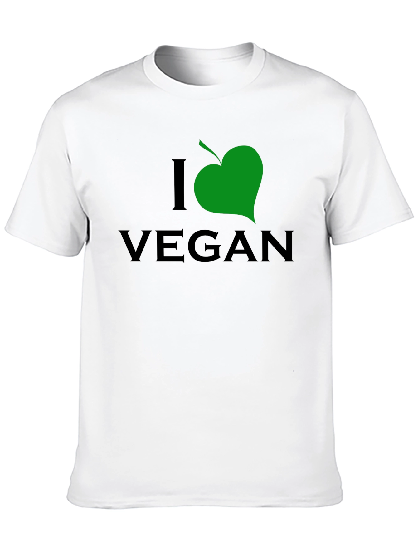 I Leaf Vegan Black T-Shirt
