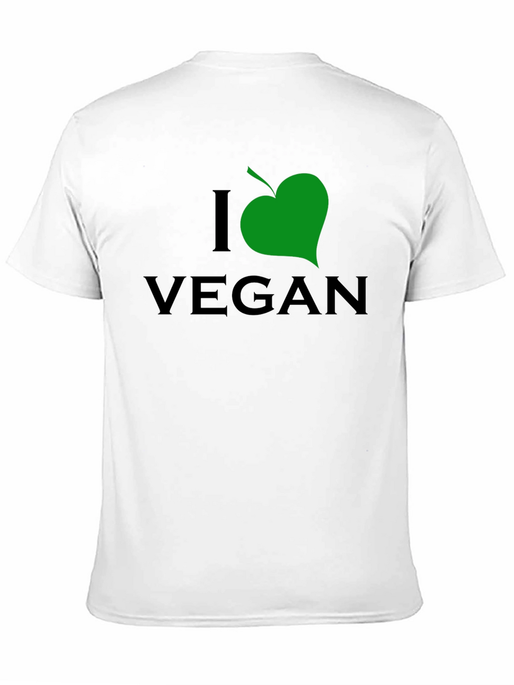 I Leaf Vegan Black T-Shirt
