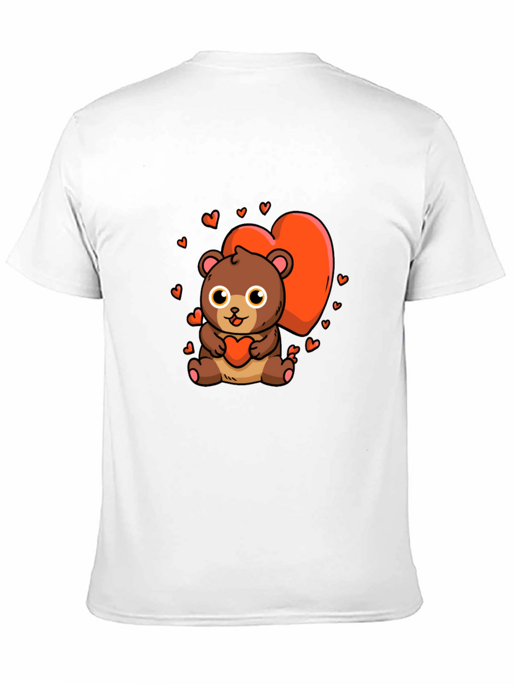 Cute Bear Heart Graphic Tee