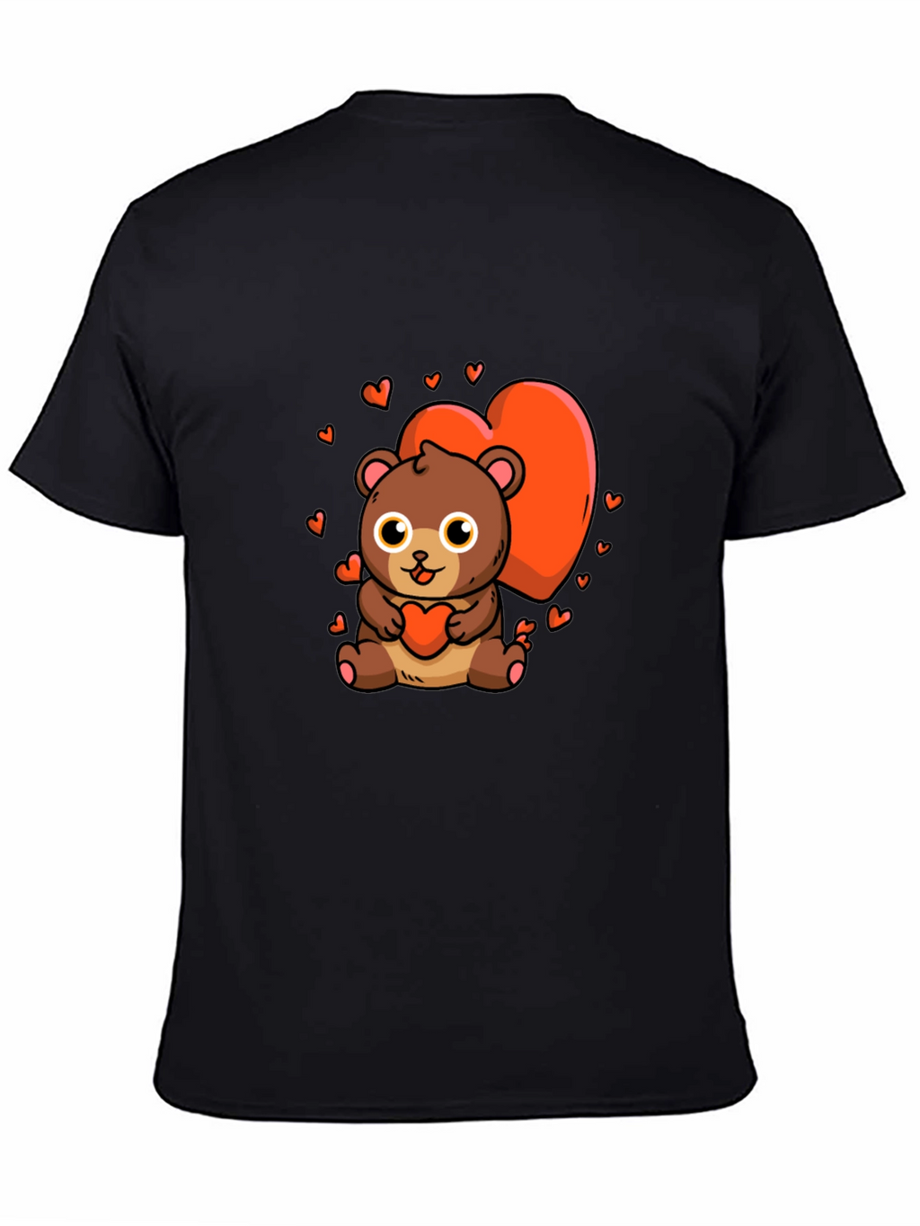 Cute Bear Heart Graphic Tee