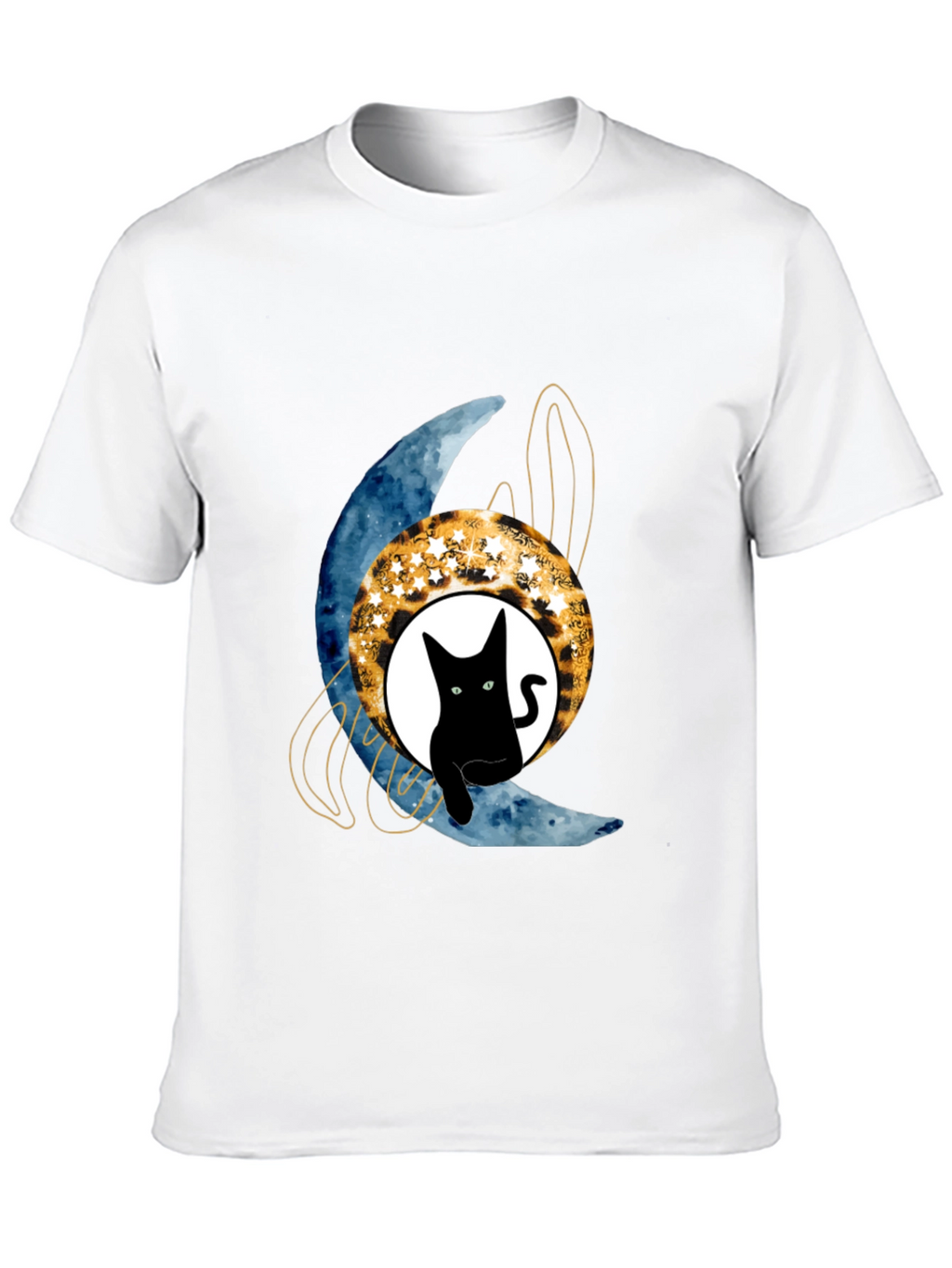 Black Cat Moon T-Shirt