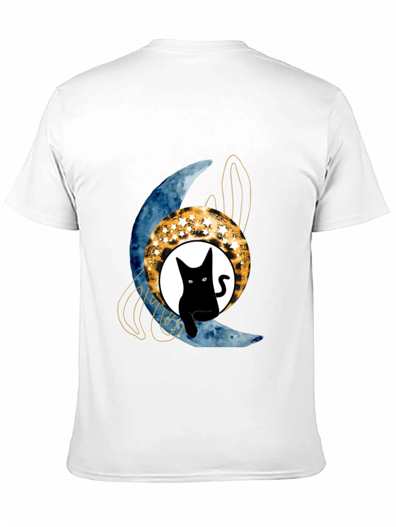 Black Cat Moon T-Shirt