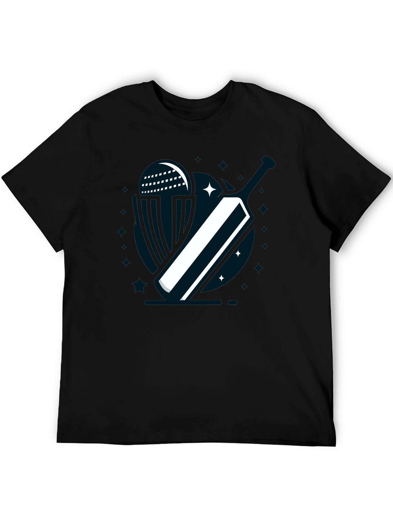 Cricket Bat T-Shirt - Stylish Graphic Tee for Cricket Fans
