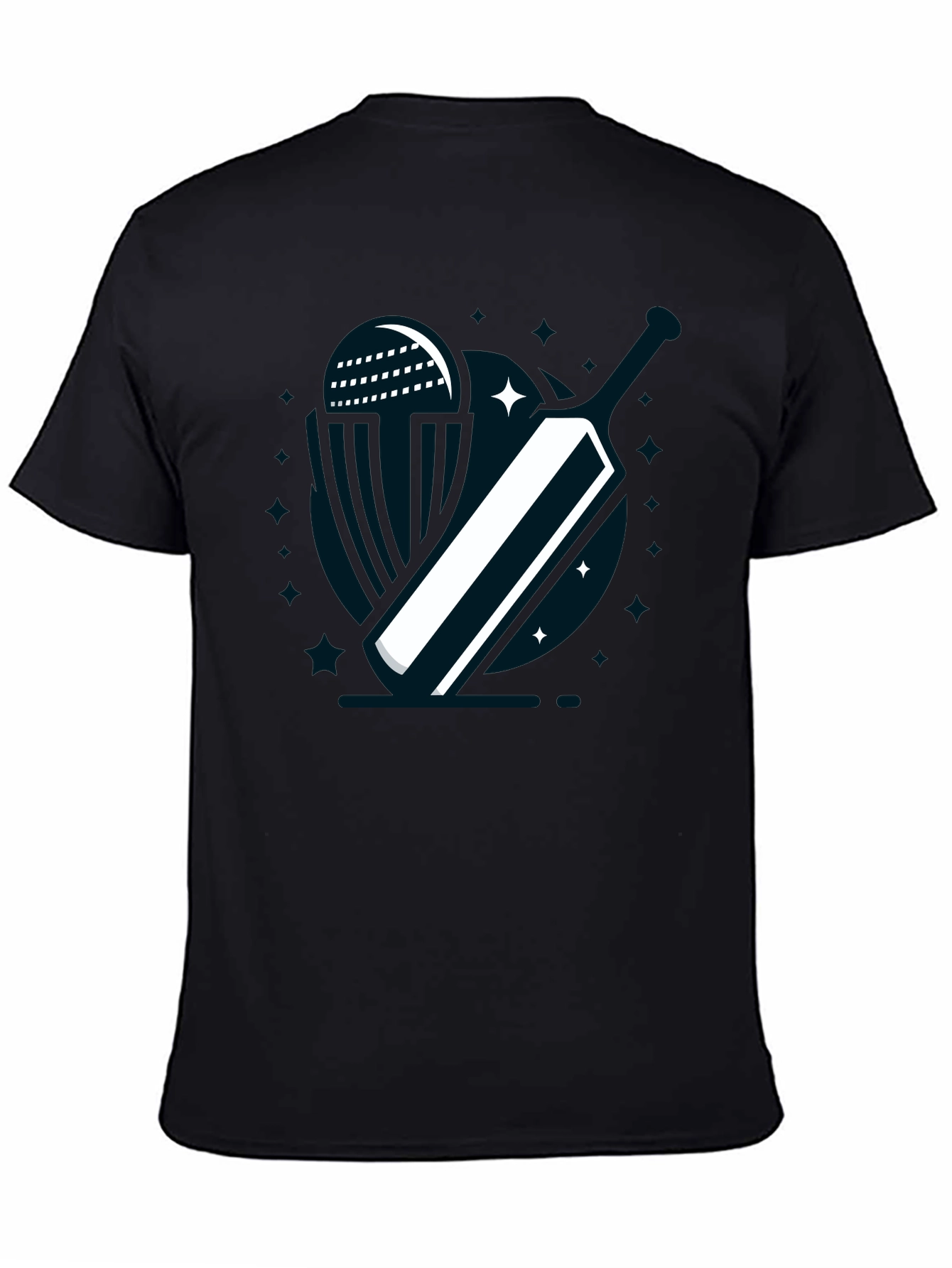 Cricket Bat T-Shirt - Stylish Graphic Tee for Cricket Fans
