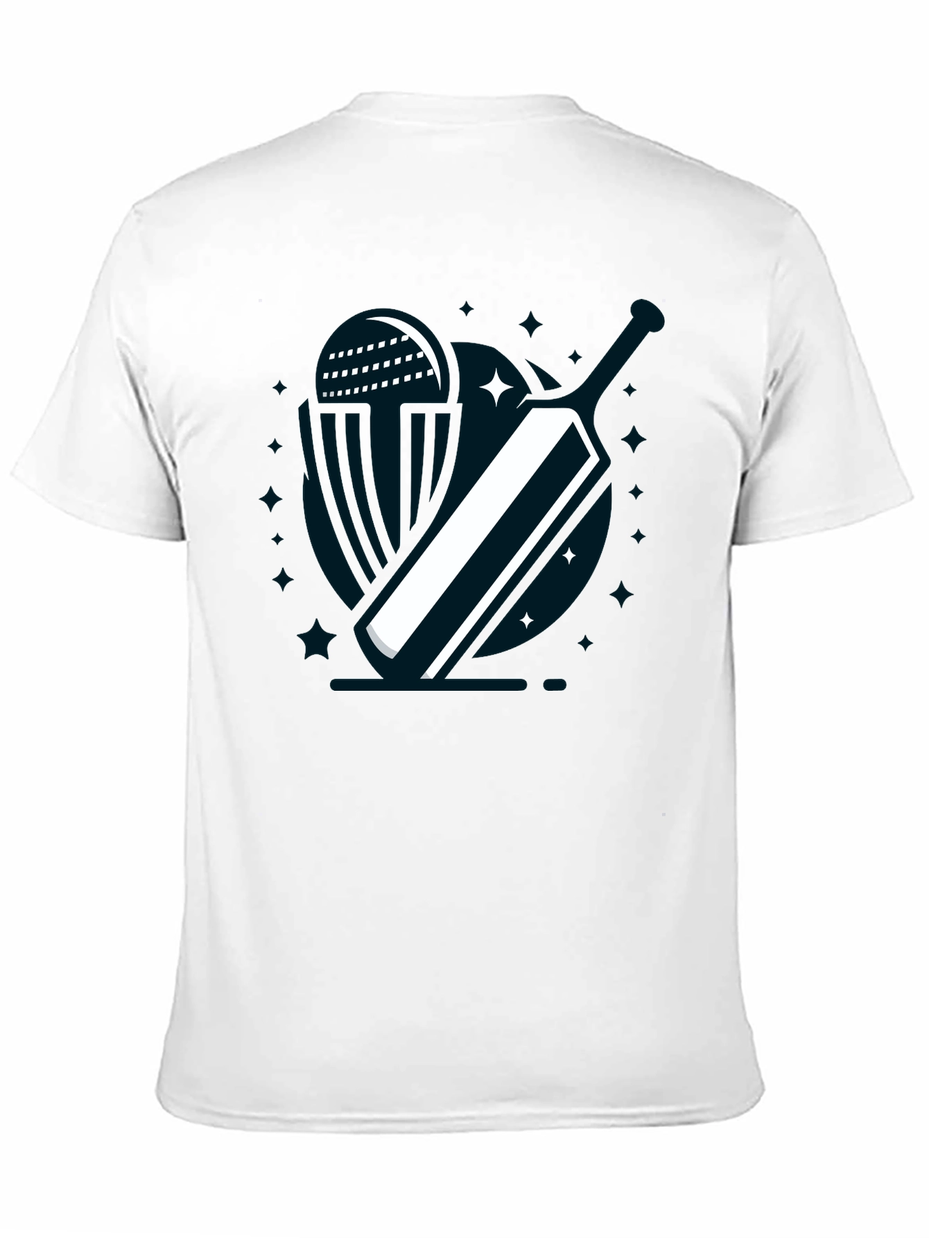 Cricket Bat T-Shirt - Stylish Graphic Tee for Cricket Fans