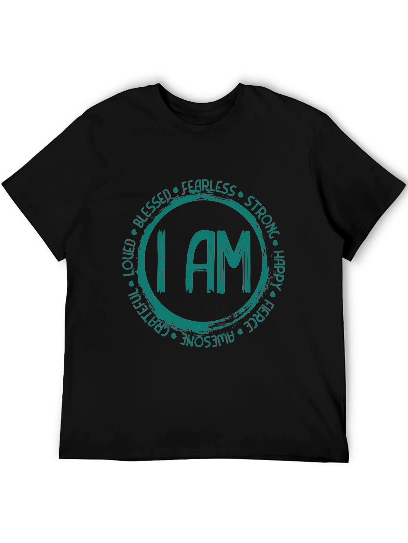 Empowering I AM Graphic Tee - Fearless Strong Awesome
