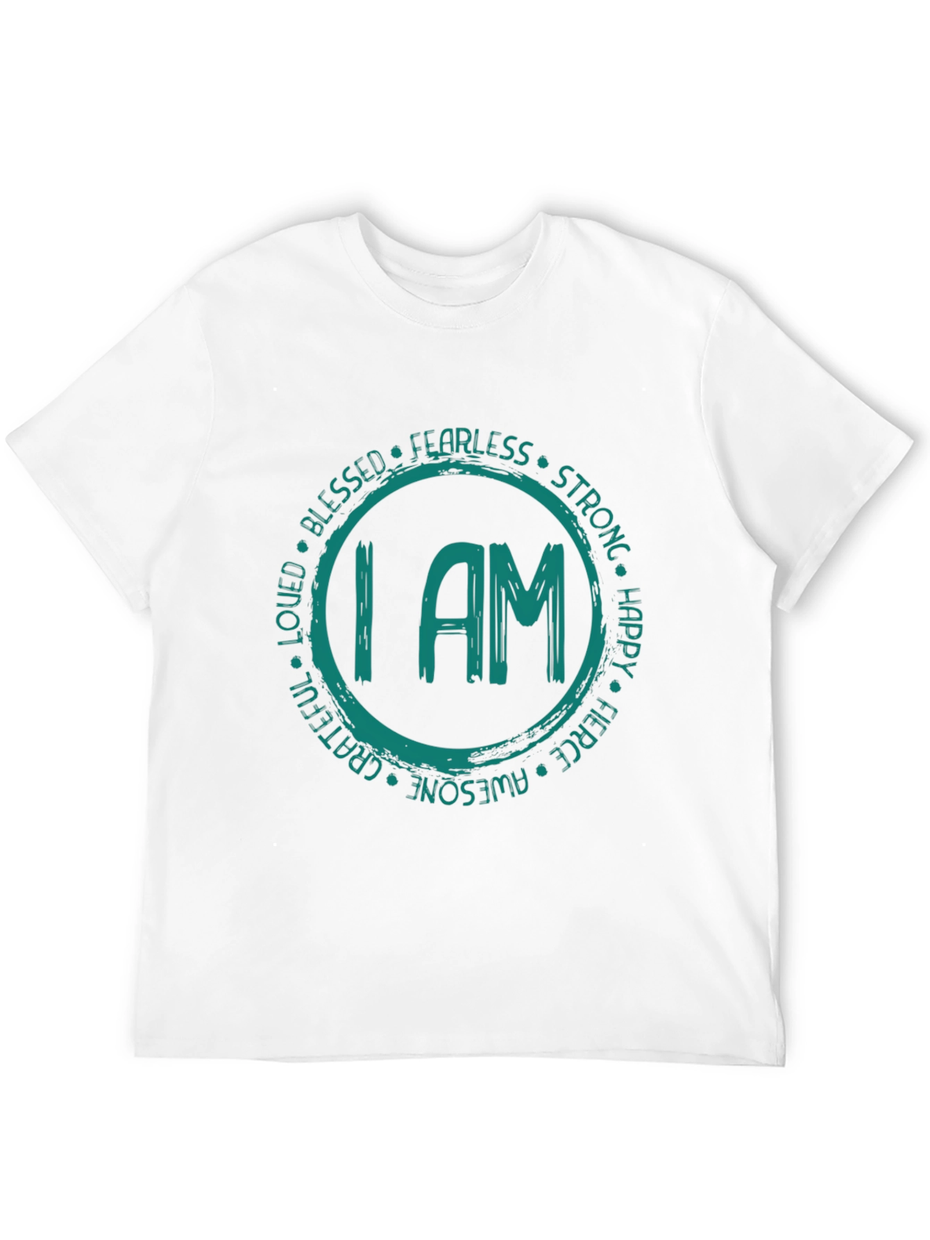 Empowering I AM Graphic Tee - Fearless Strong Awesome