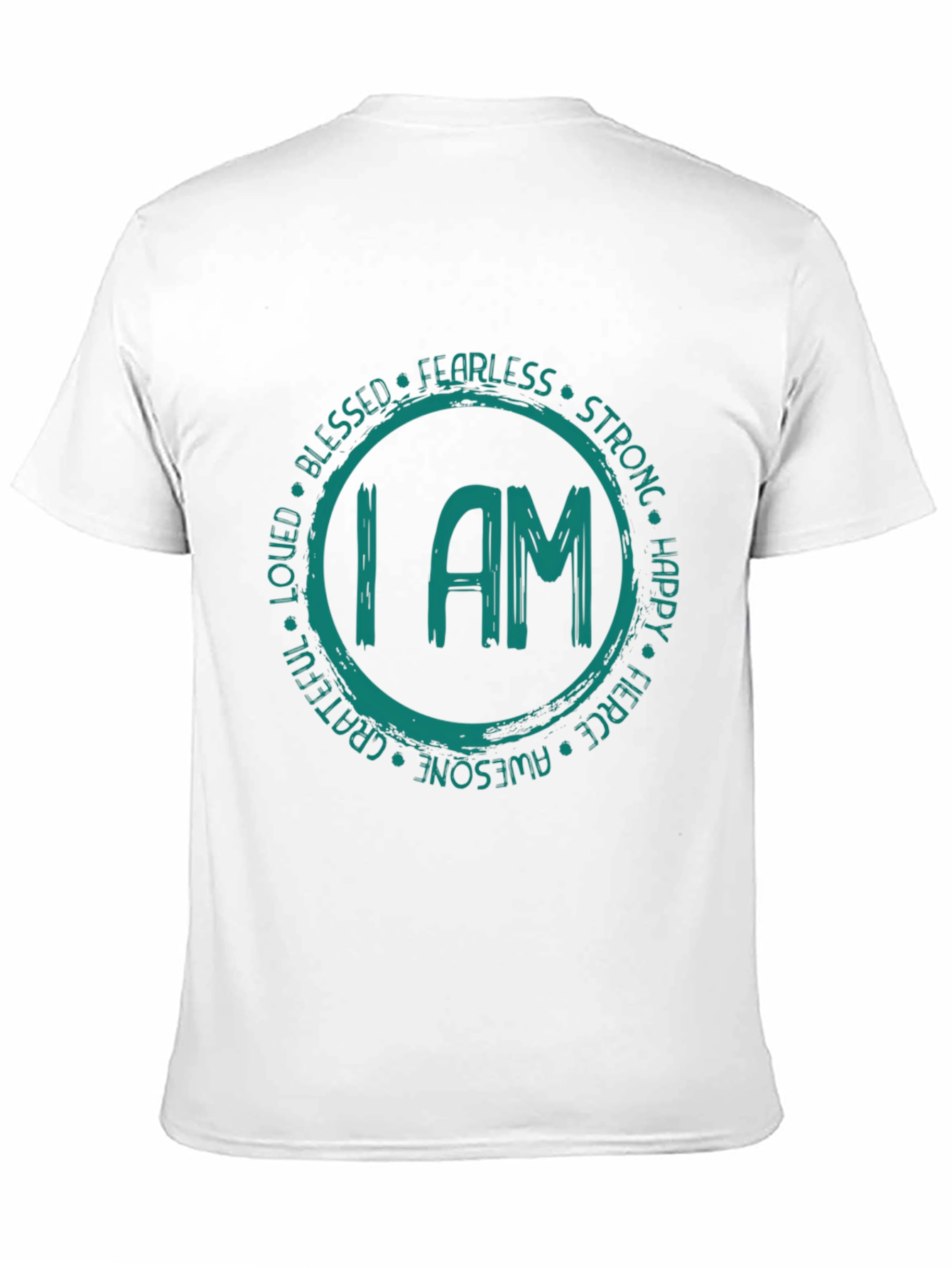 Empowering I AM Graphic Tee - Fearless Strong Awesome