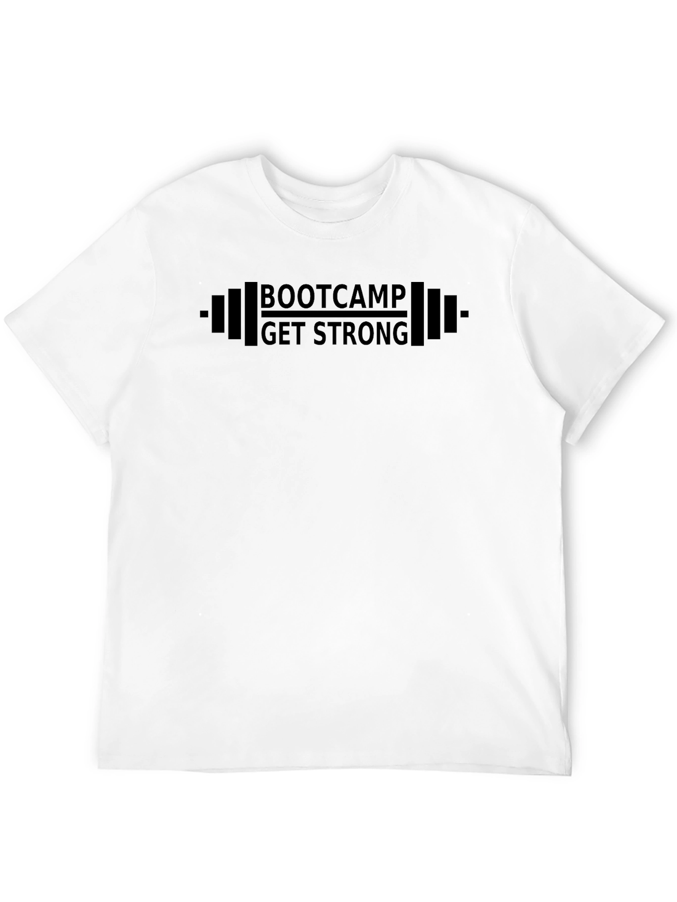 Bootcamp Get Strong Black T-Shirt - Workout Apparel