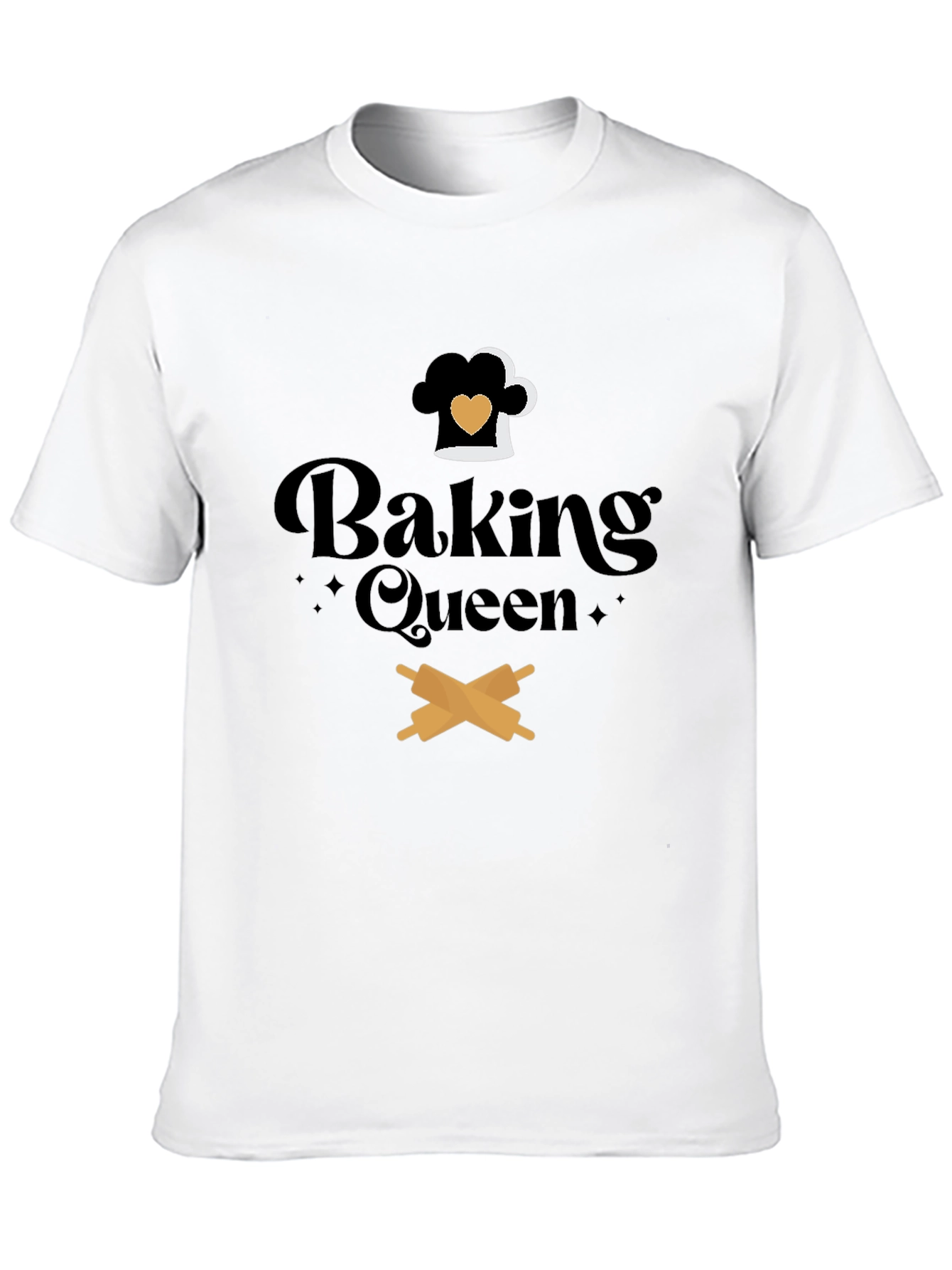 Baking Queen Graphic Tee - Culinary T-Shirt