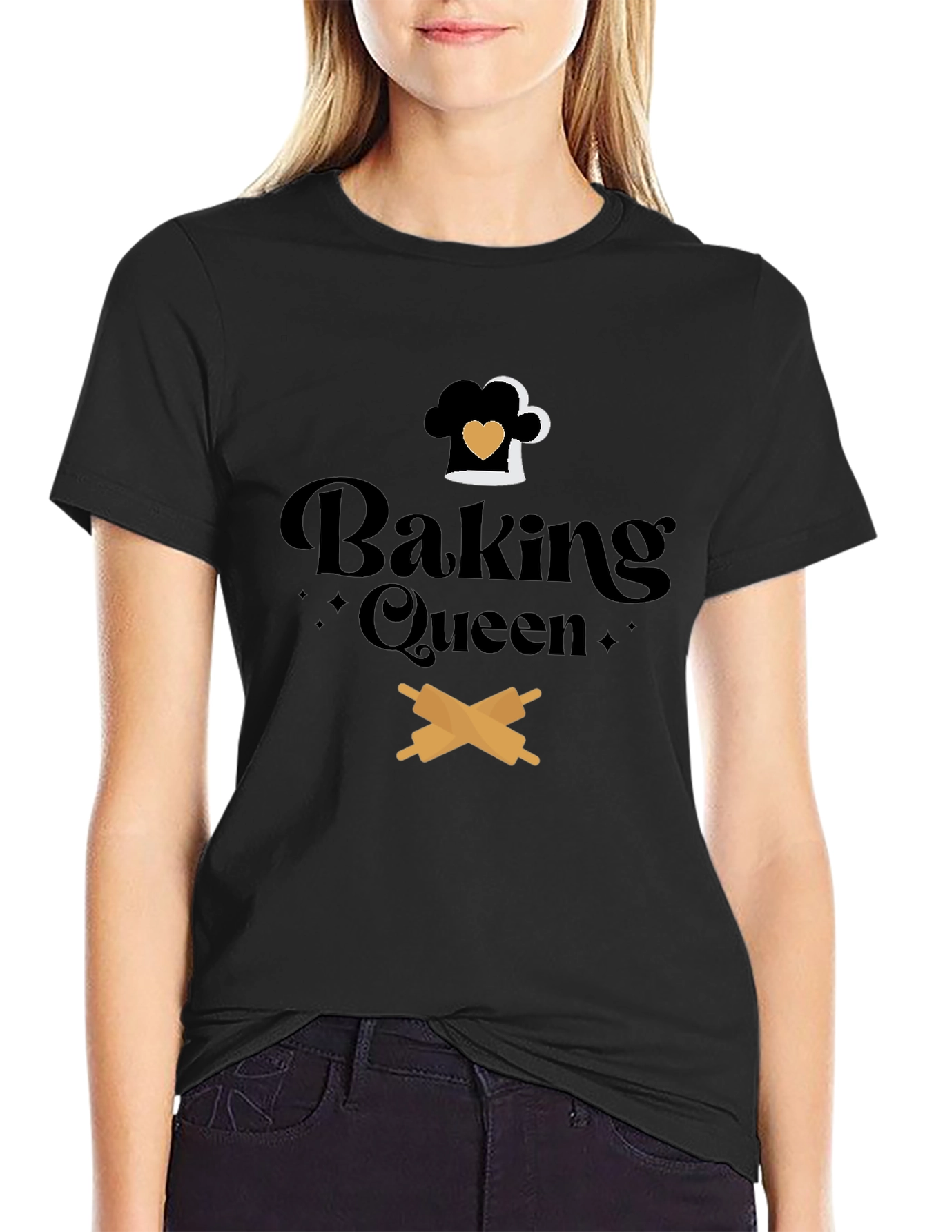 Baking Queen Graphic Tee - Culinary T-Shirt