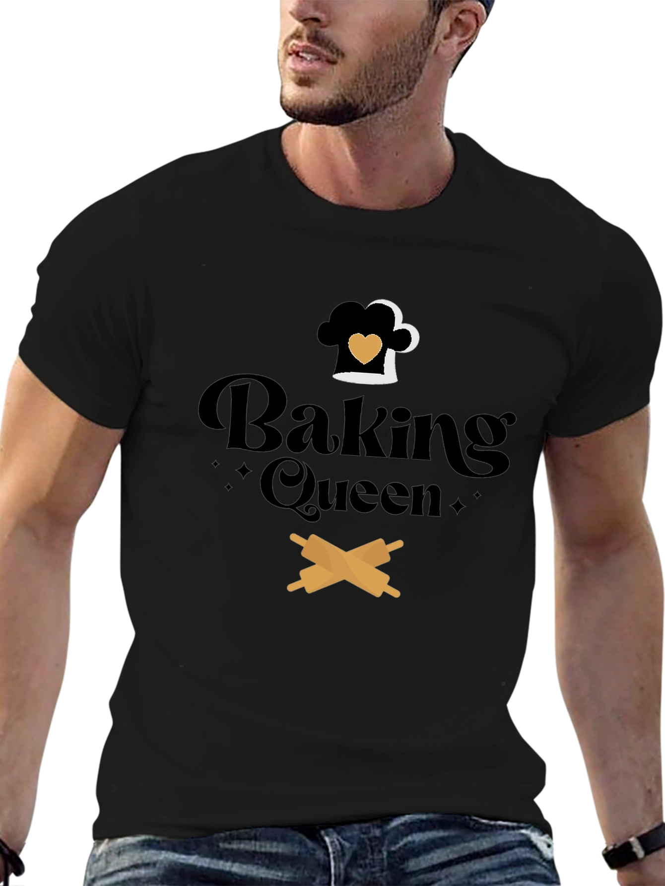 Baking Queen Graphic Tee - Culinary T-Shirt
