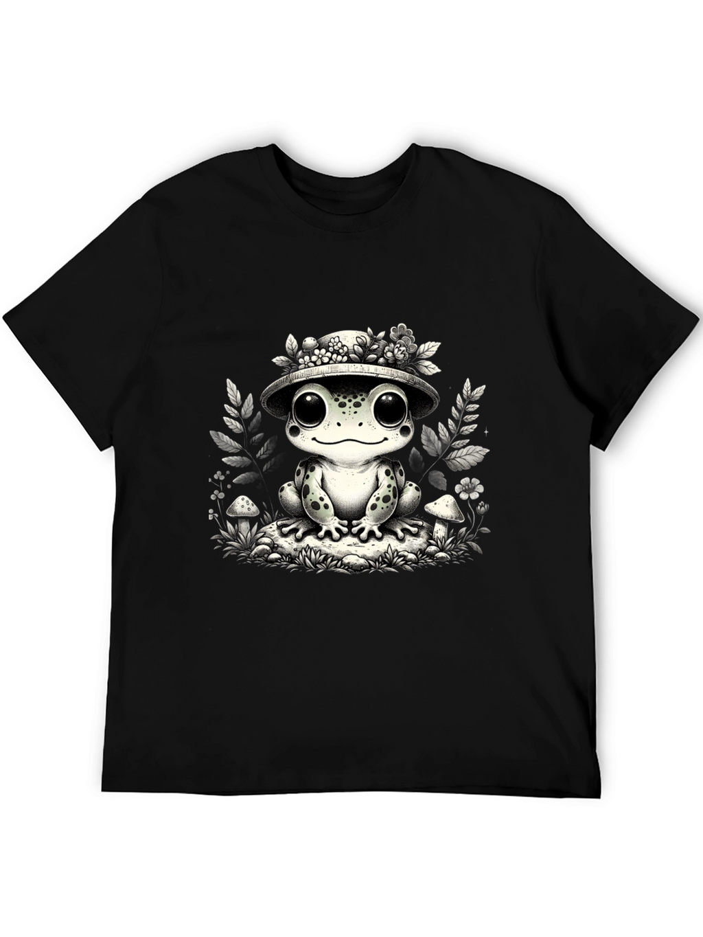 Cute Frog T-Shirt - Toad with Hat