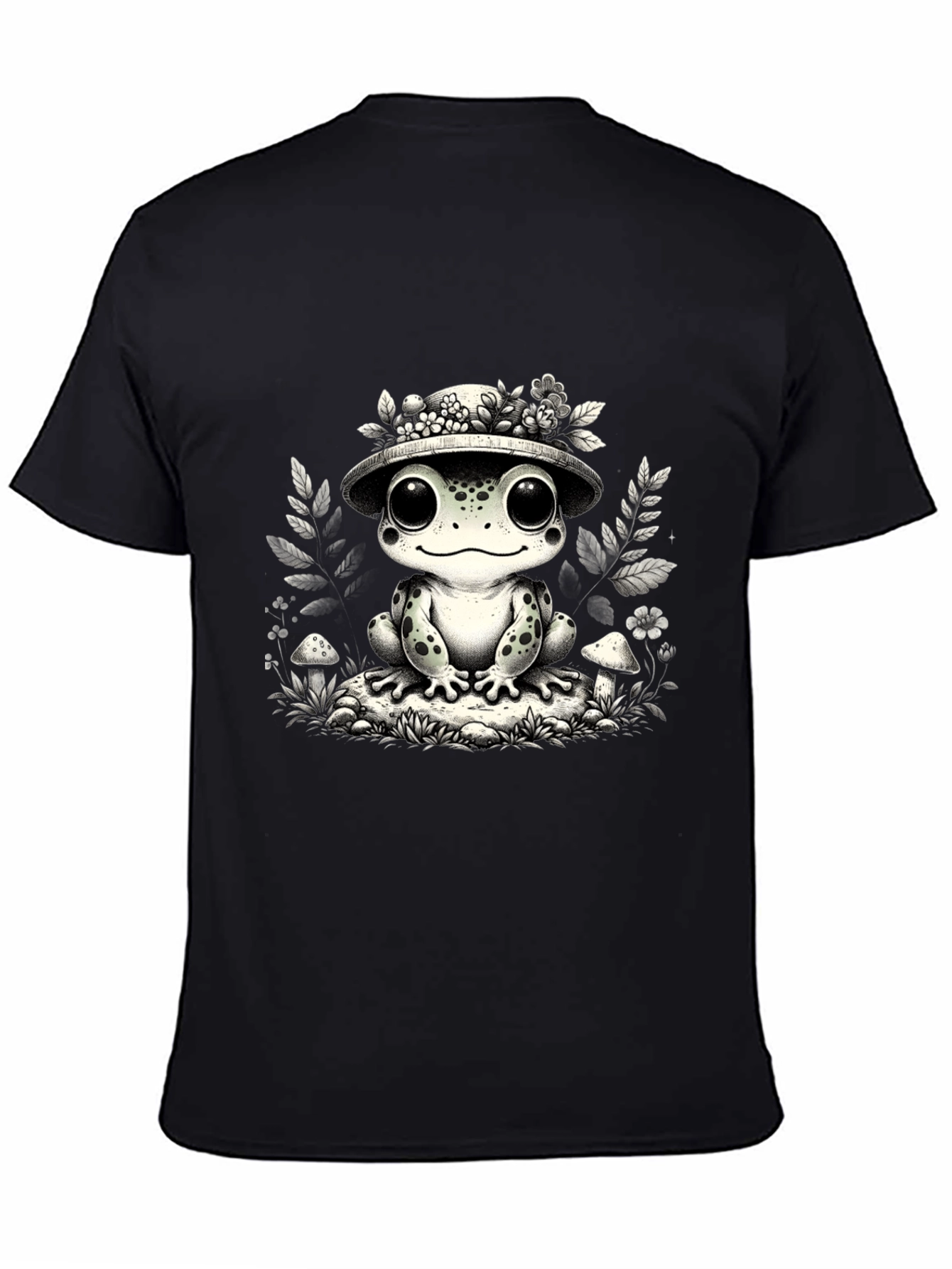Cute Frog T-Shirt - Toad with Hat