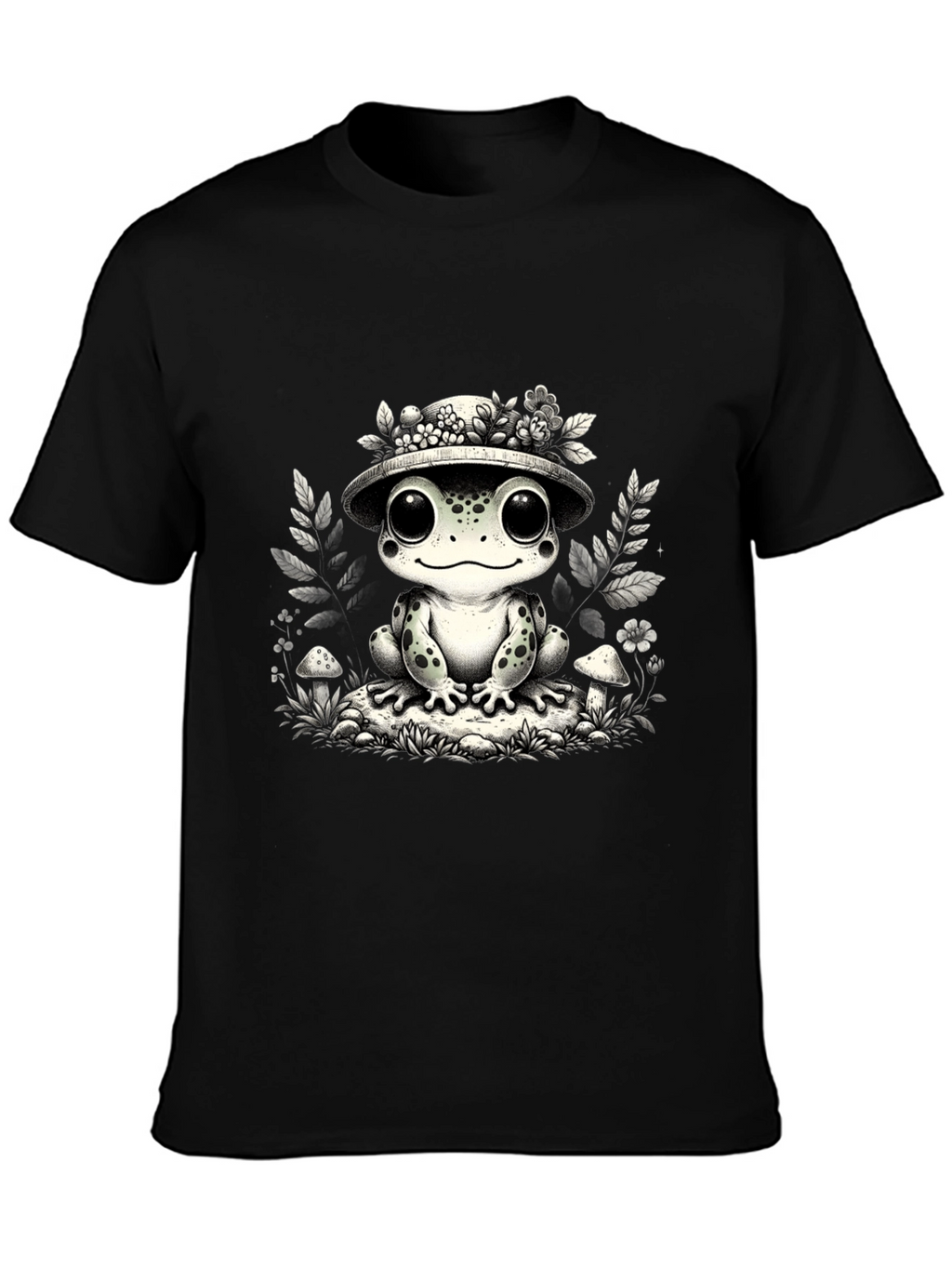 Cute Frog T-Shirt - Toad with Hat