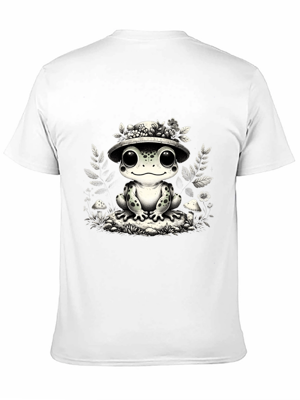 Cute Frog T-Shirt - Toad with Hat