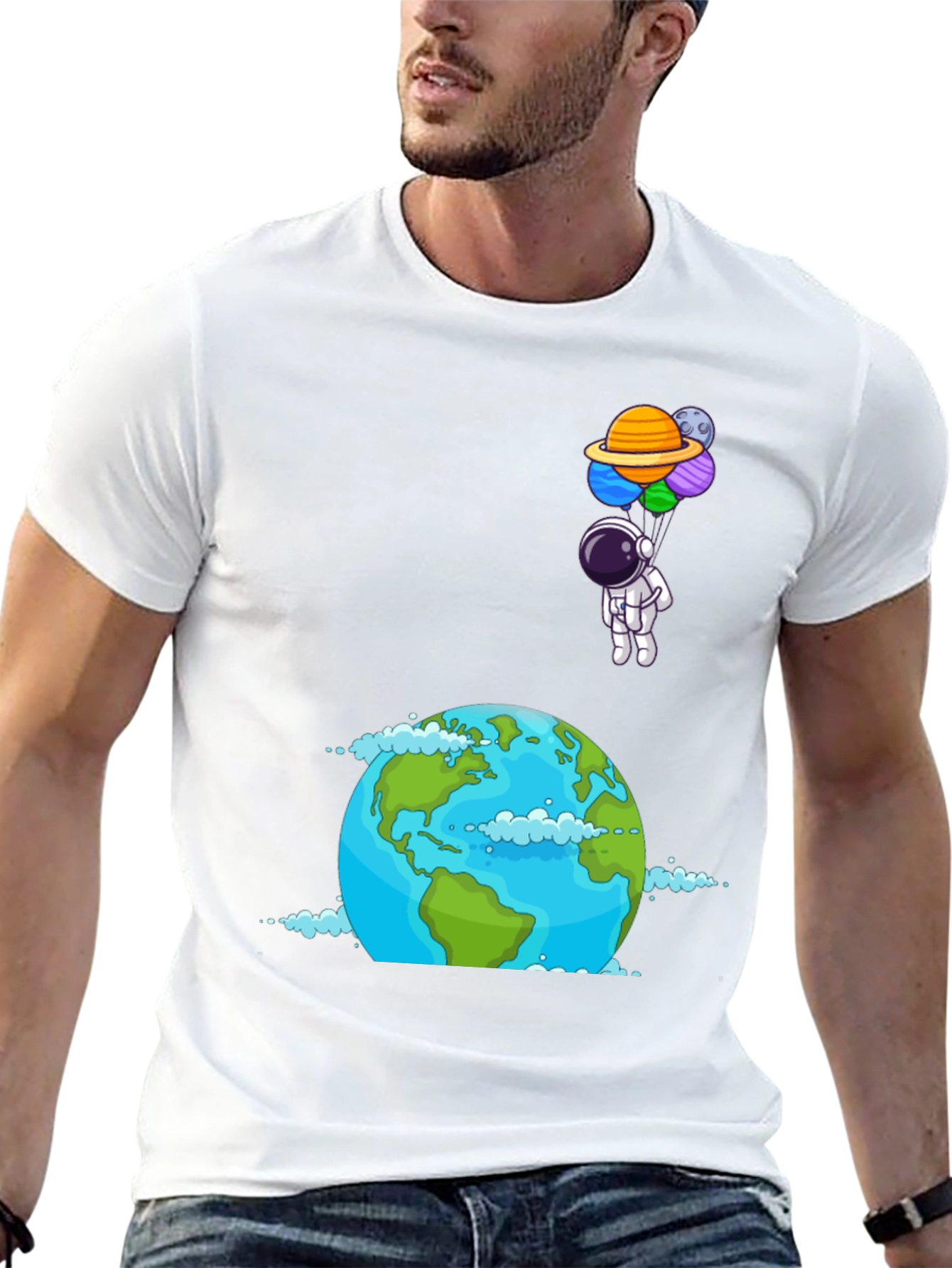 Astronaut Planet T-Shirt