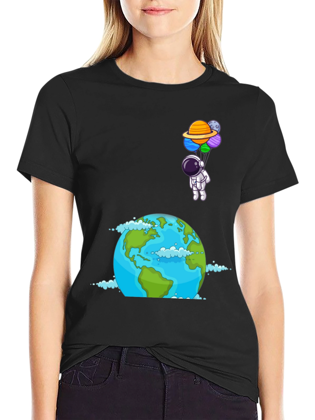 Astronaut Planet T-Shirt
