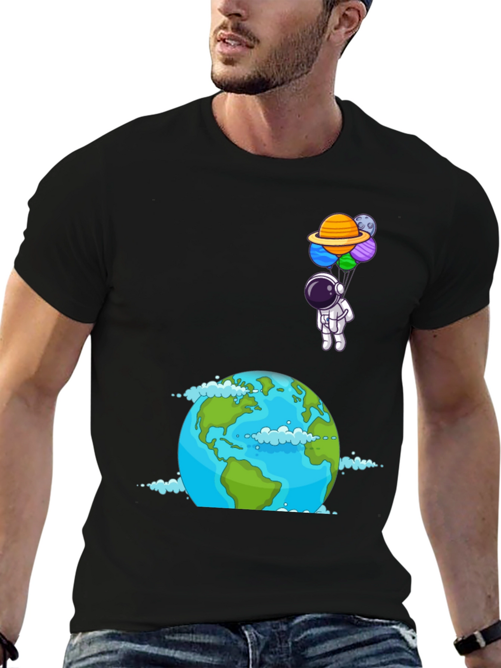 Astronaut Planet T-Shirt