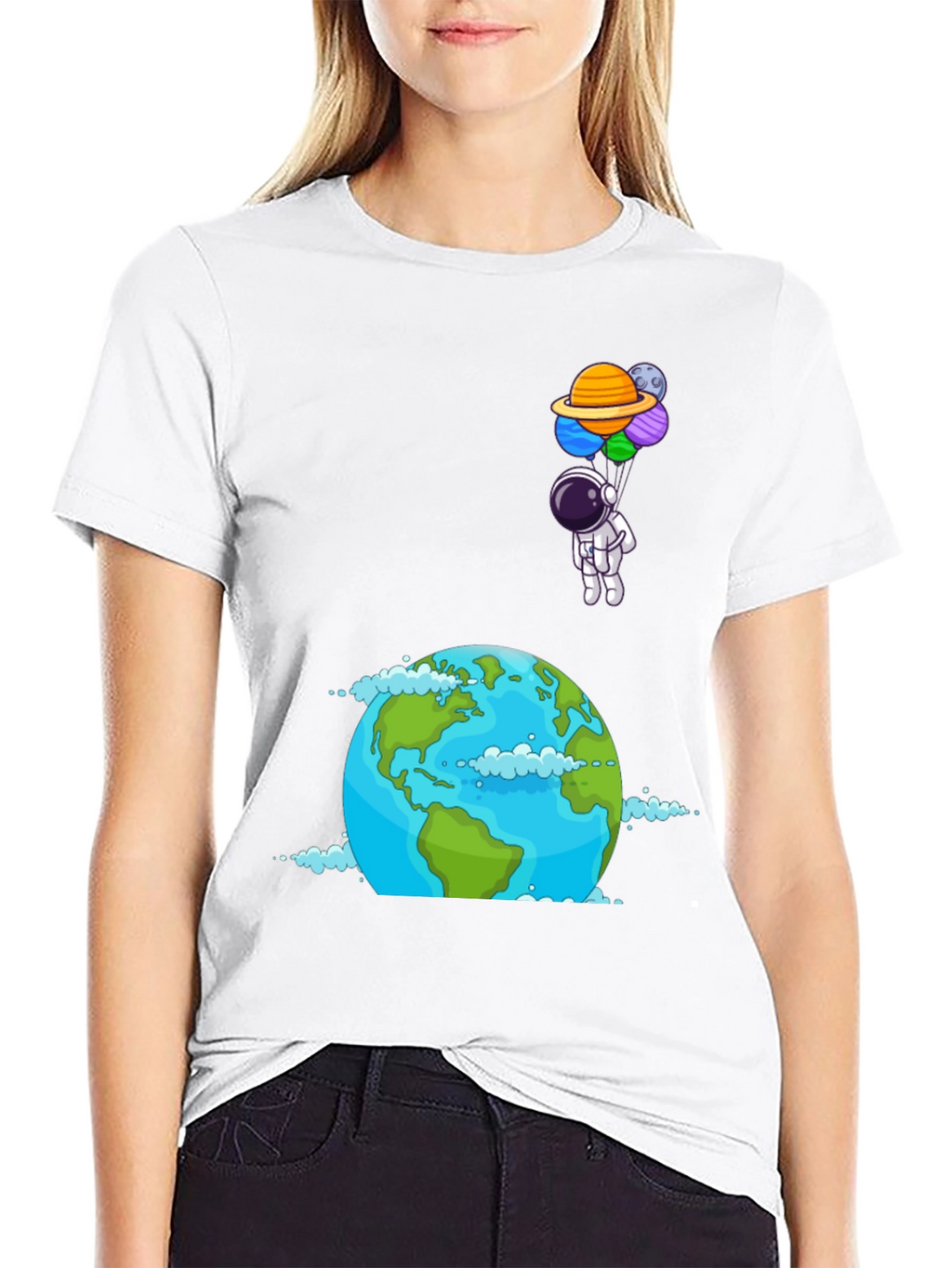 Astronaut Planet T-Shirt
