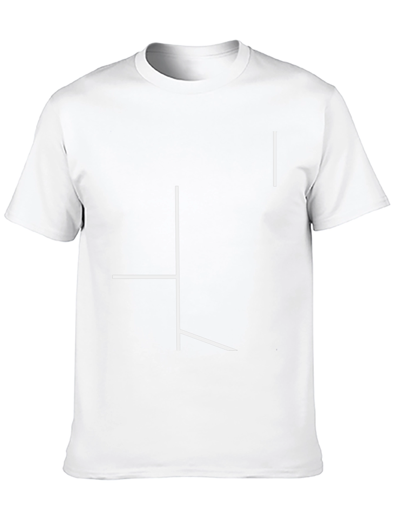 Abstract Line Art Black Tee | Modern Graphic T-Shirt