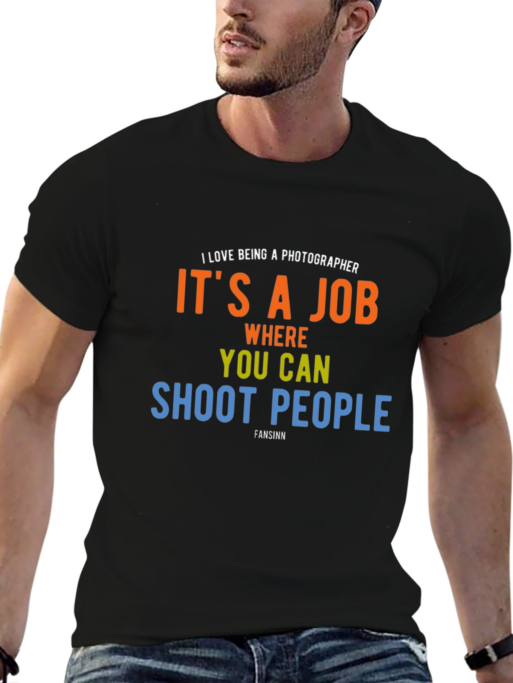 Photographer Humor T-Shirt - Shoot People Job