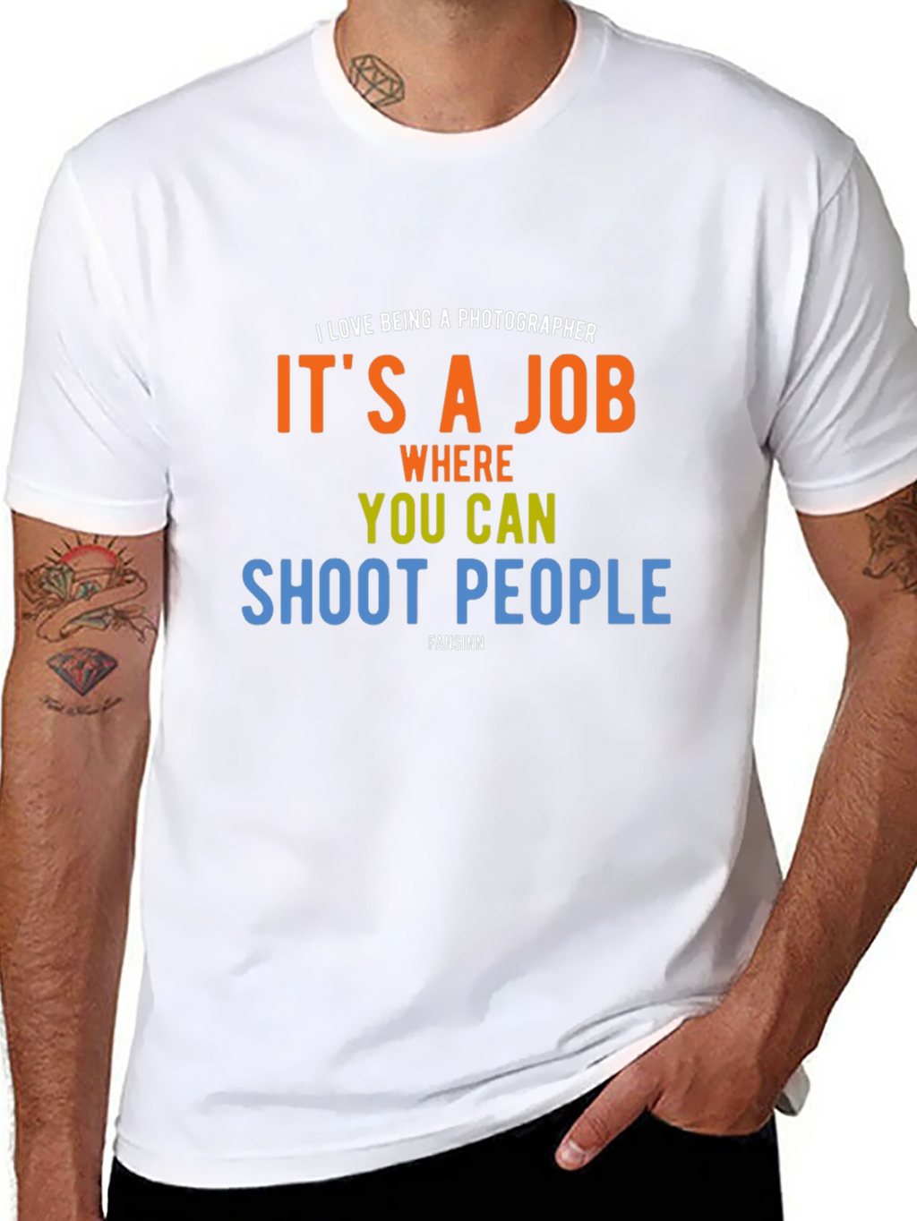 Photographer Humor T-Shirt - Shoot People Job