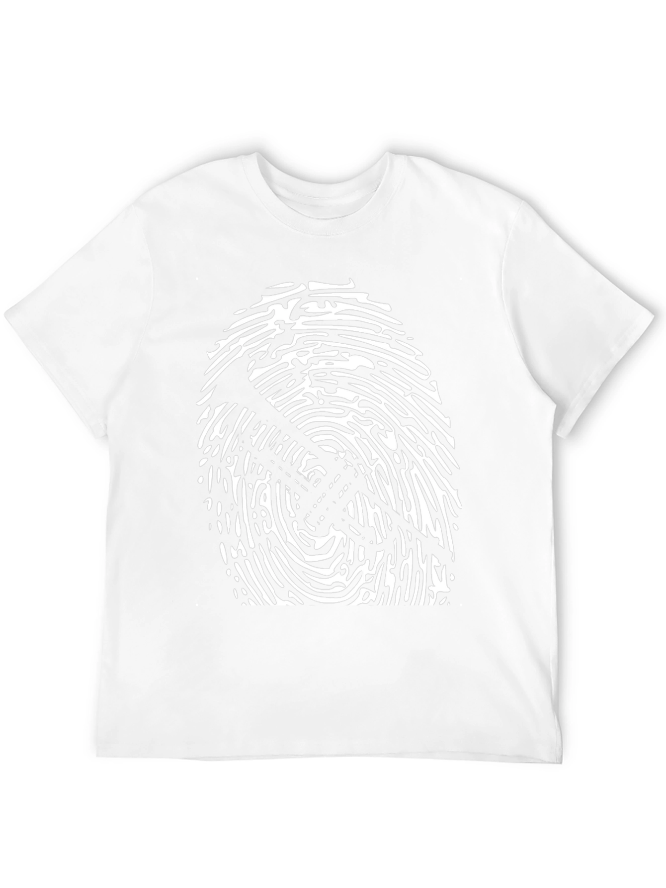 Abstract Trumpet Fingerprint Graphic Tee