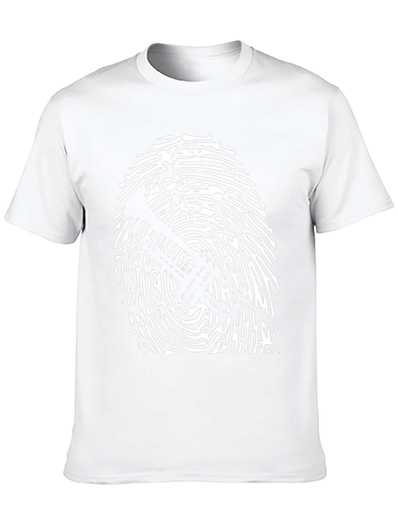Abstract Trumpet Fingerprint Graphic Tee