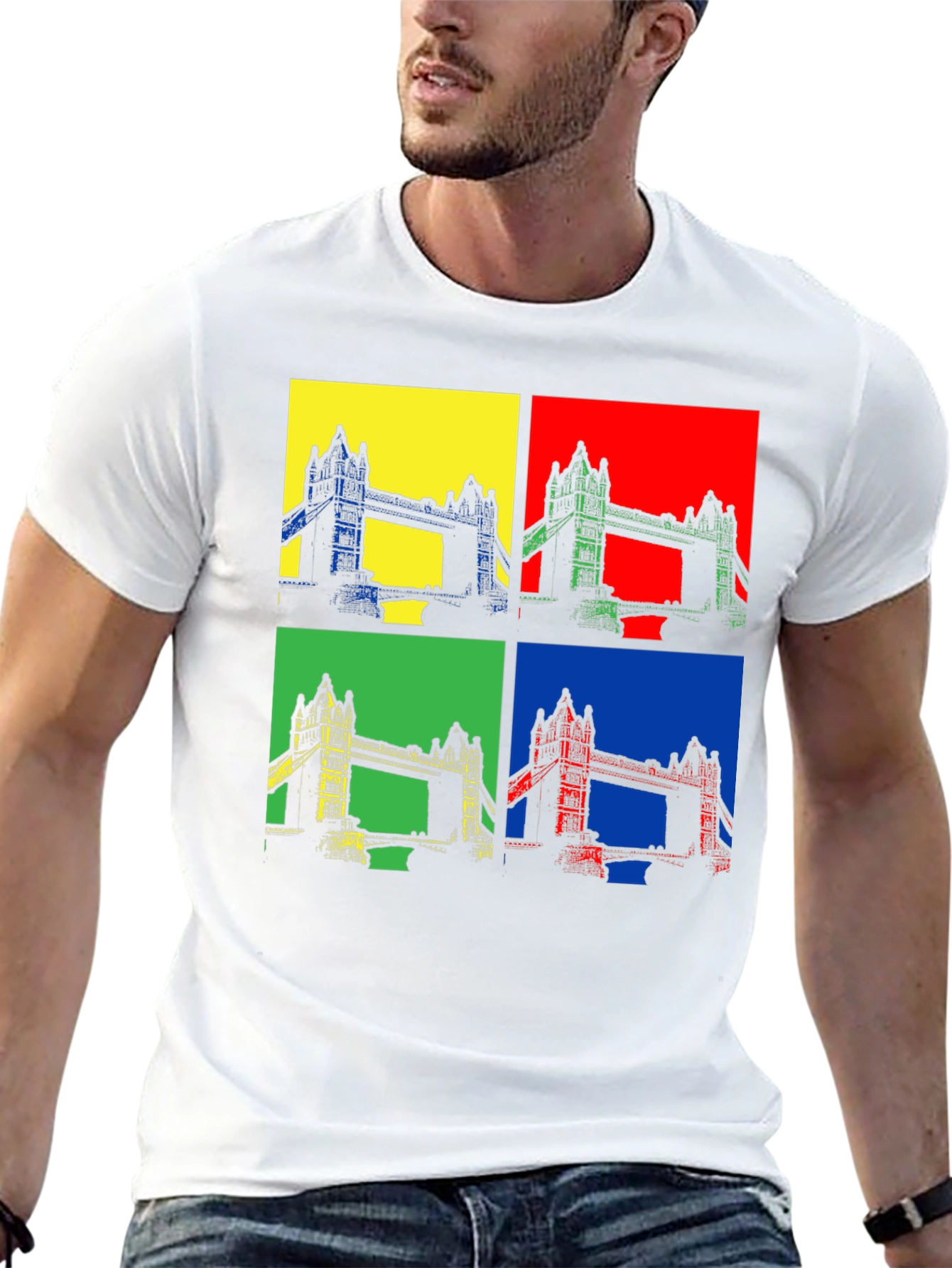 Pop Art London Bridge Graphic Tee