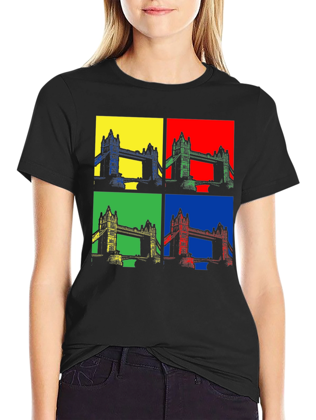 Pop Art London Bridge Graphic Tee
