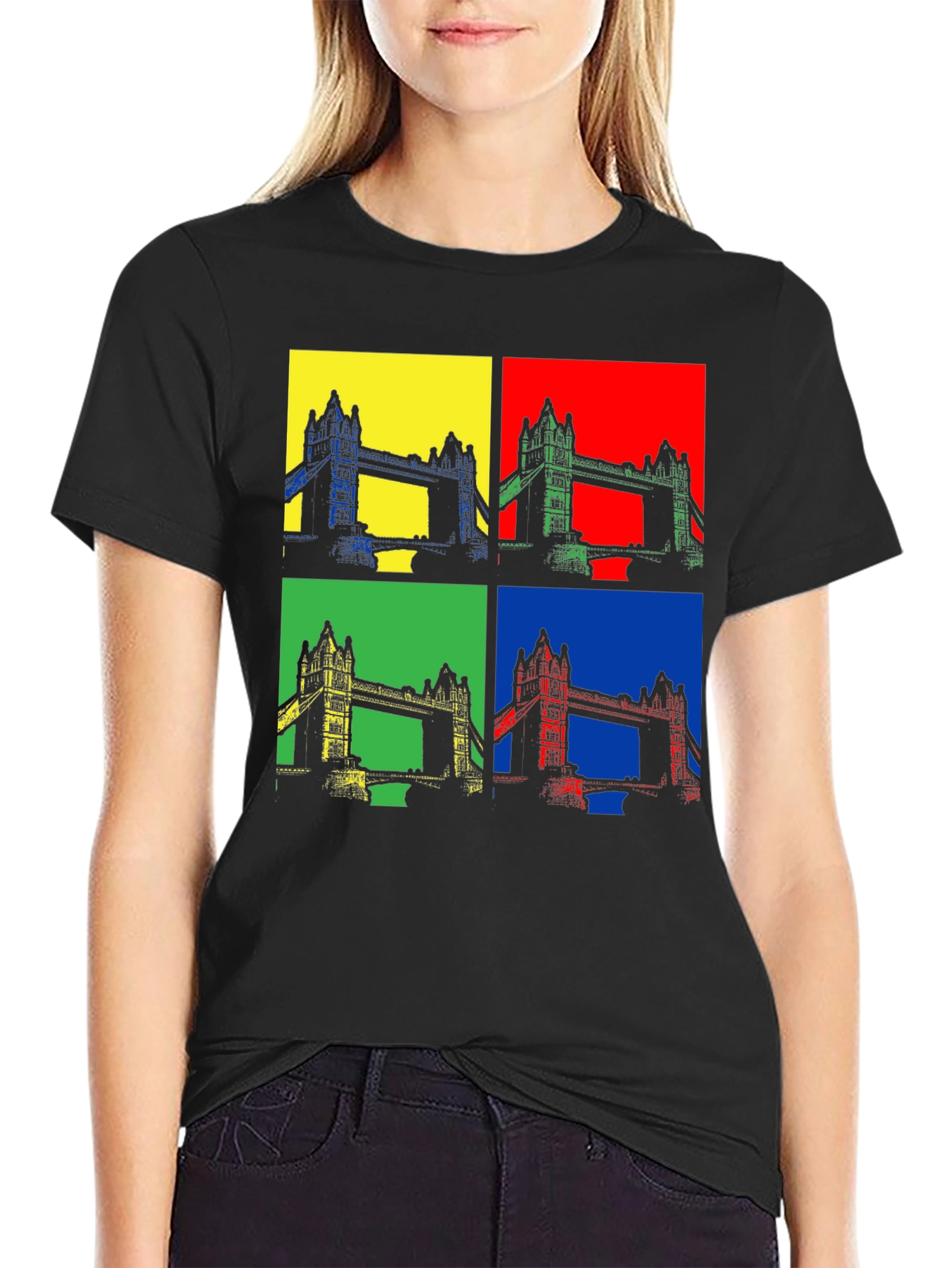 Pop Art London Bridge Graphic Tee