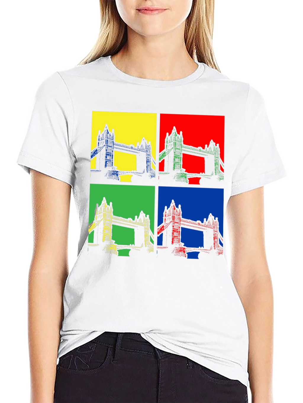 Pop Art London Bridge Graphic Tee