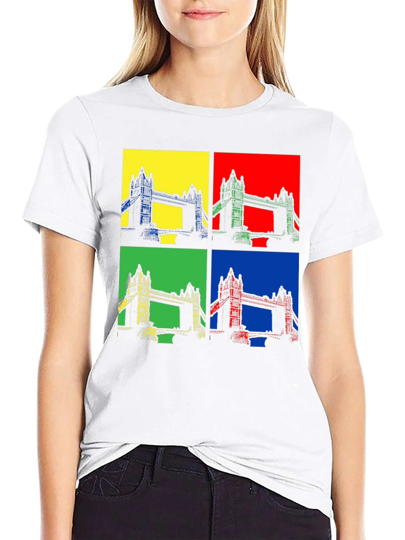 Pop Art London Bridge Graphic Tee