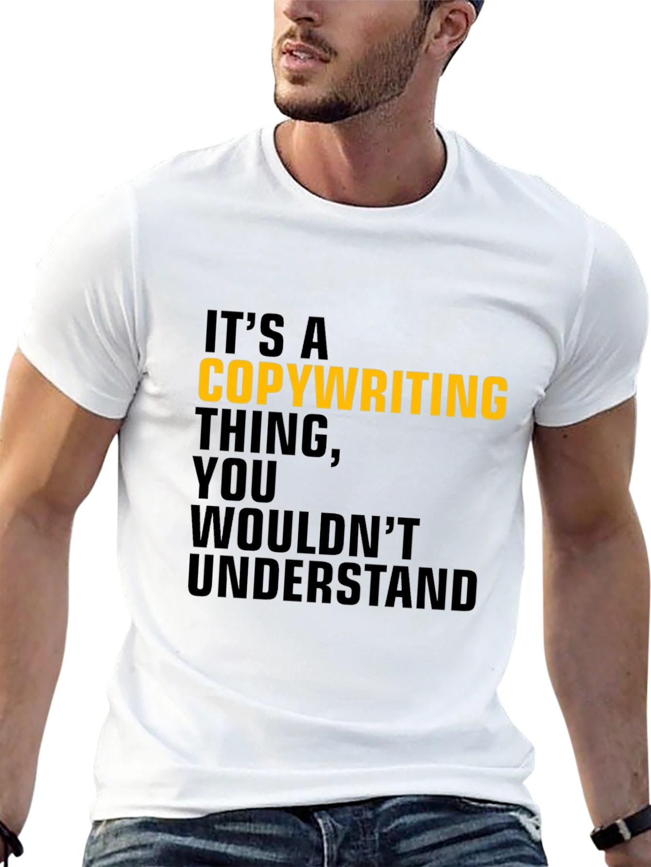 Copywriting Thing T-Shirt - Black Cotton Tee