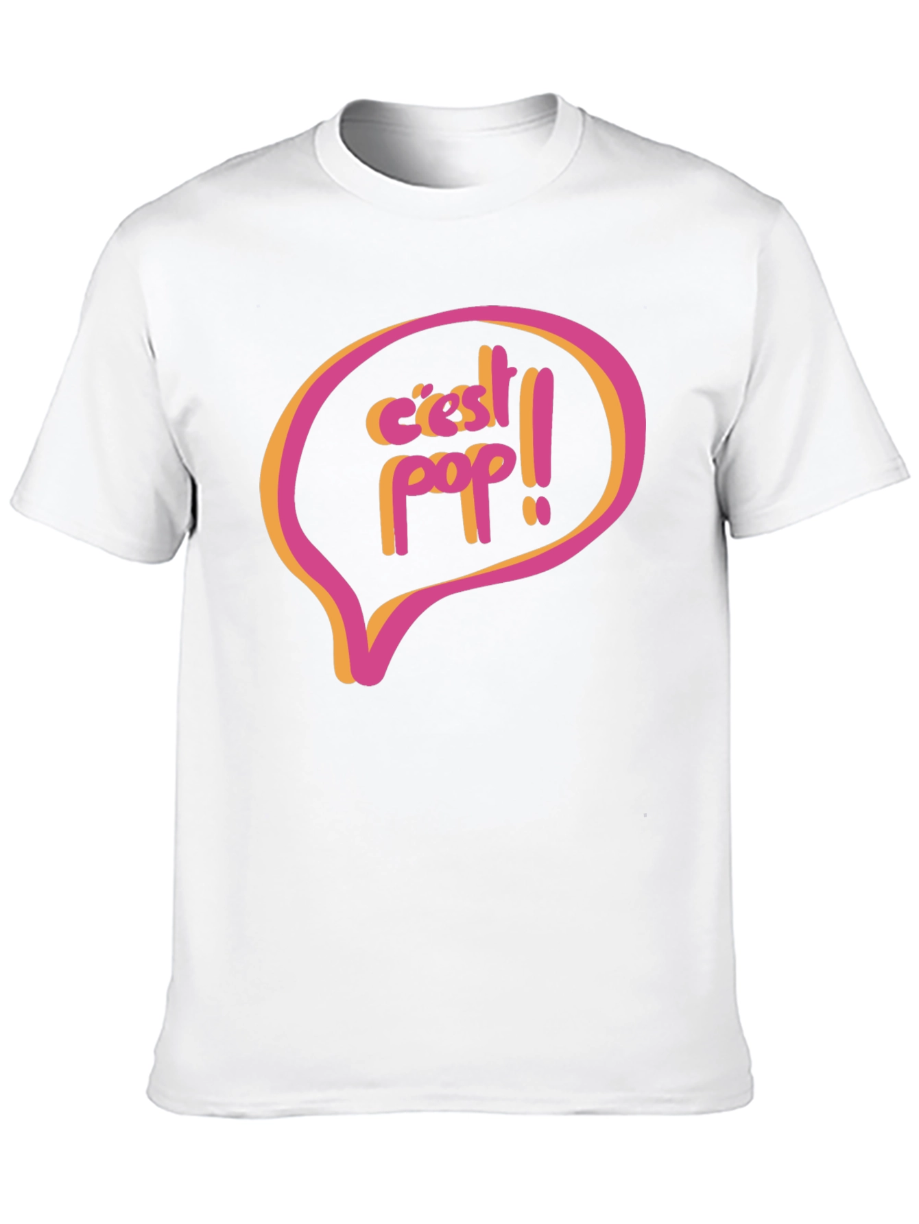 Cest Pop! Graphic Tee - Retro Style