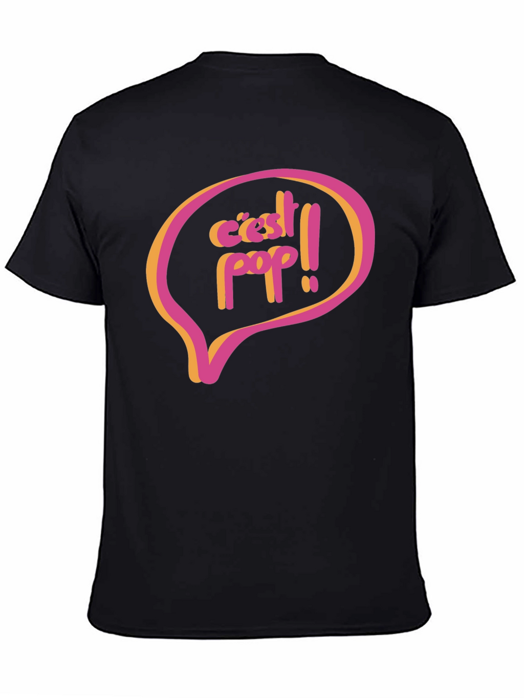 Cest Pop! Graphic Tee - Retro Style