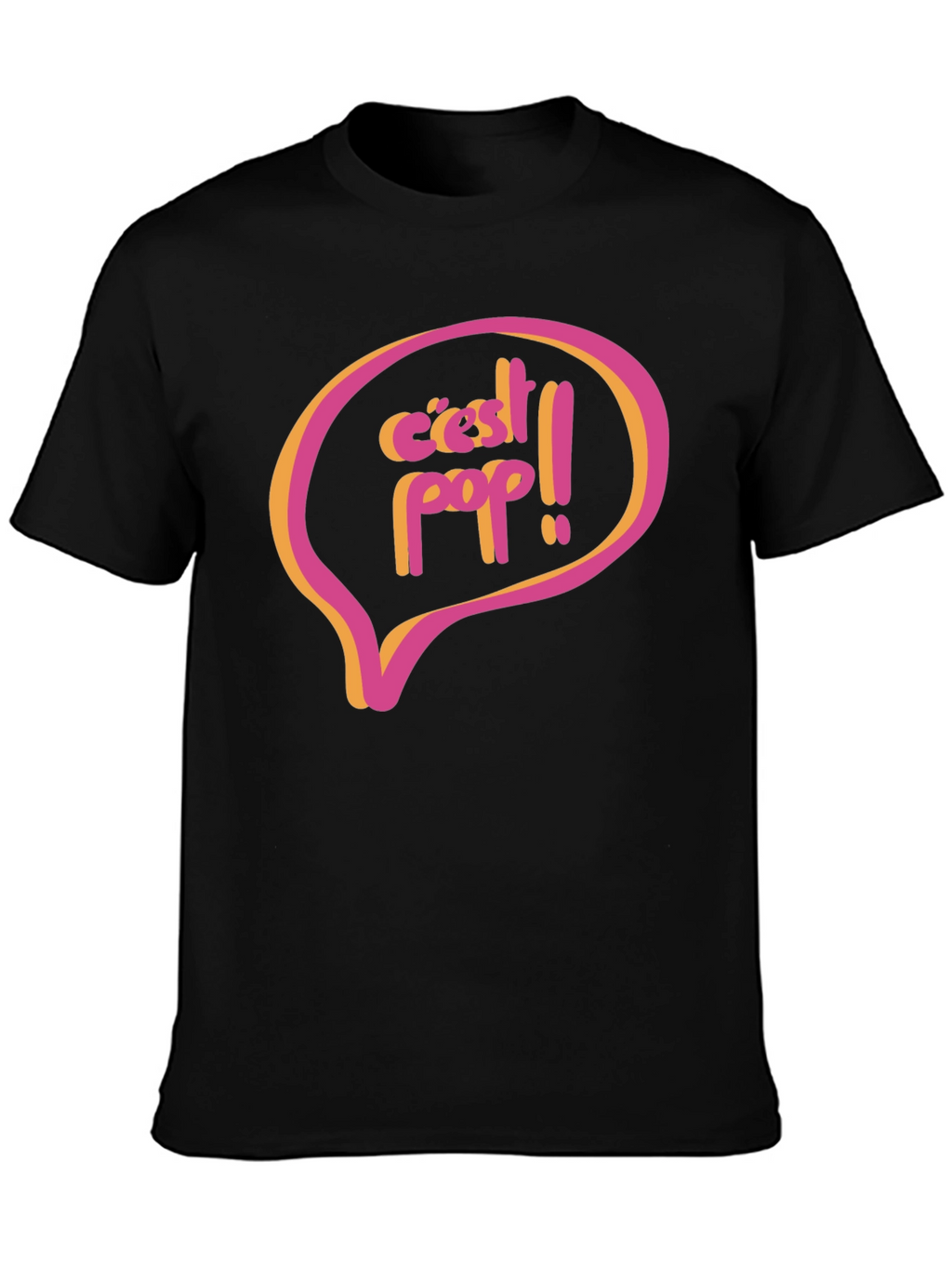 Cest Pop! Graphic Tee - Retro Style