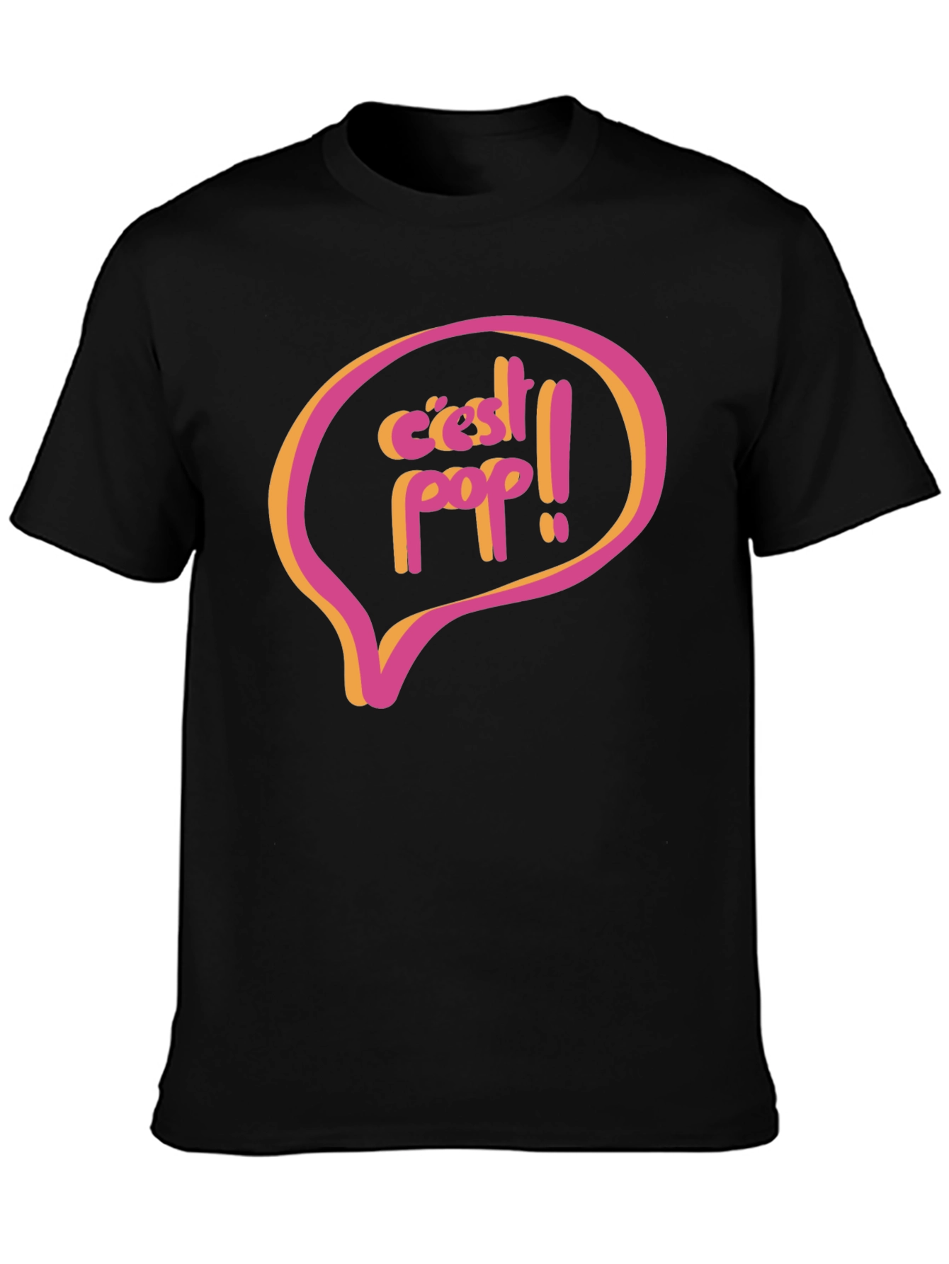 Cest Pop! Graphic Tee - Retro Style